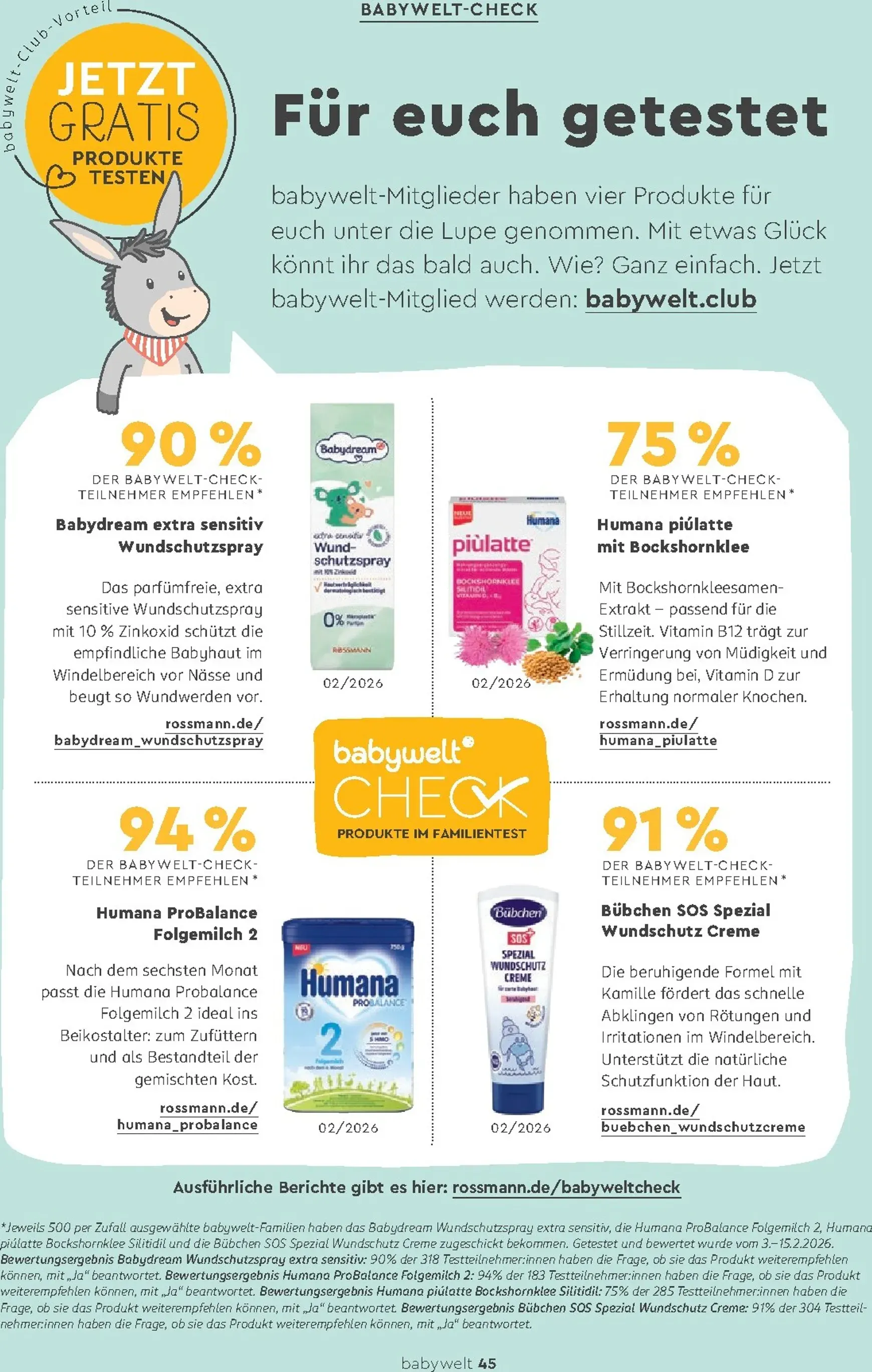 Babywelt - Das Elternmagazin von 23. Mai bis 30. Juni 2026 - Prospekt seite 46