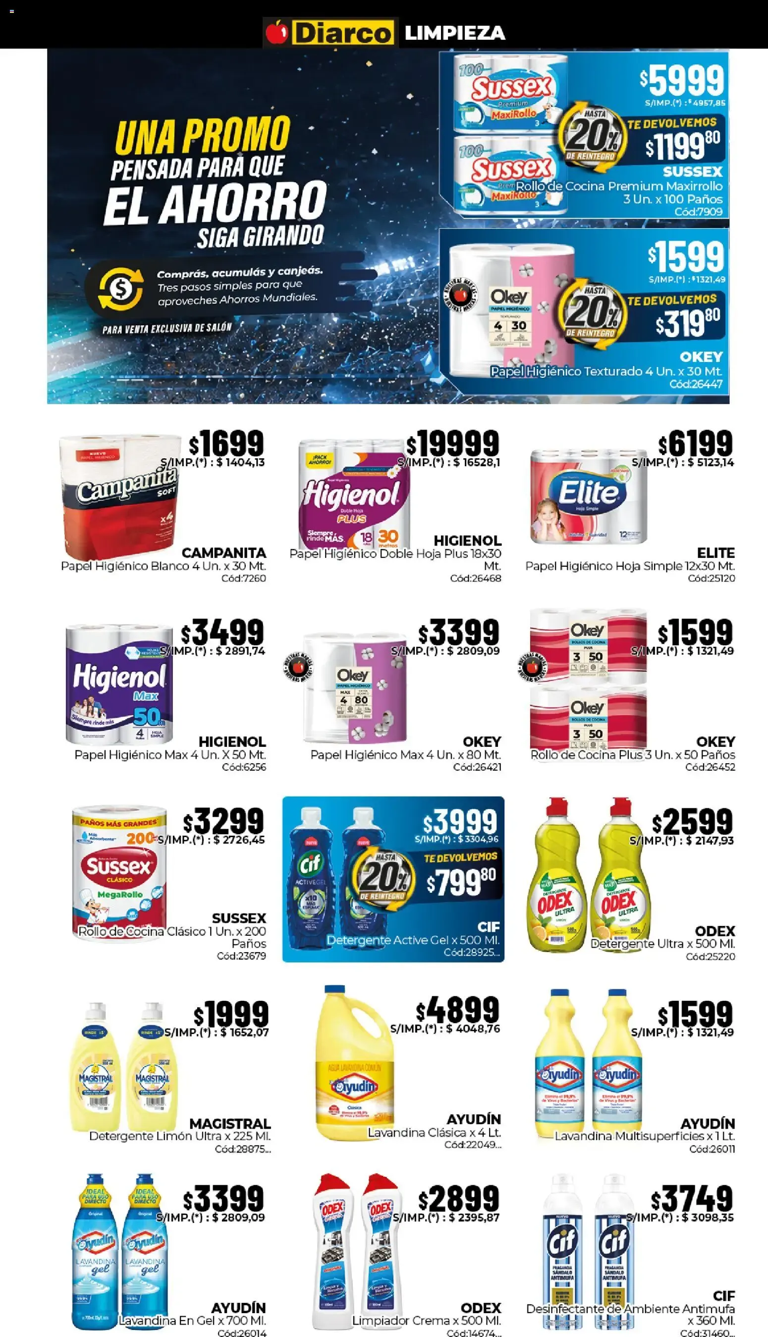 Ofertas de Diarco Ahorros Mundiales 15 de junio al 19 de junio 2026 - Página 15 del catálogo