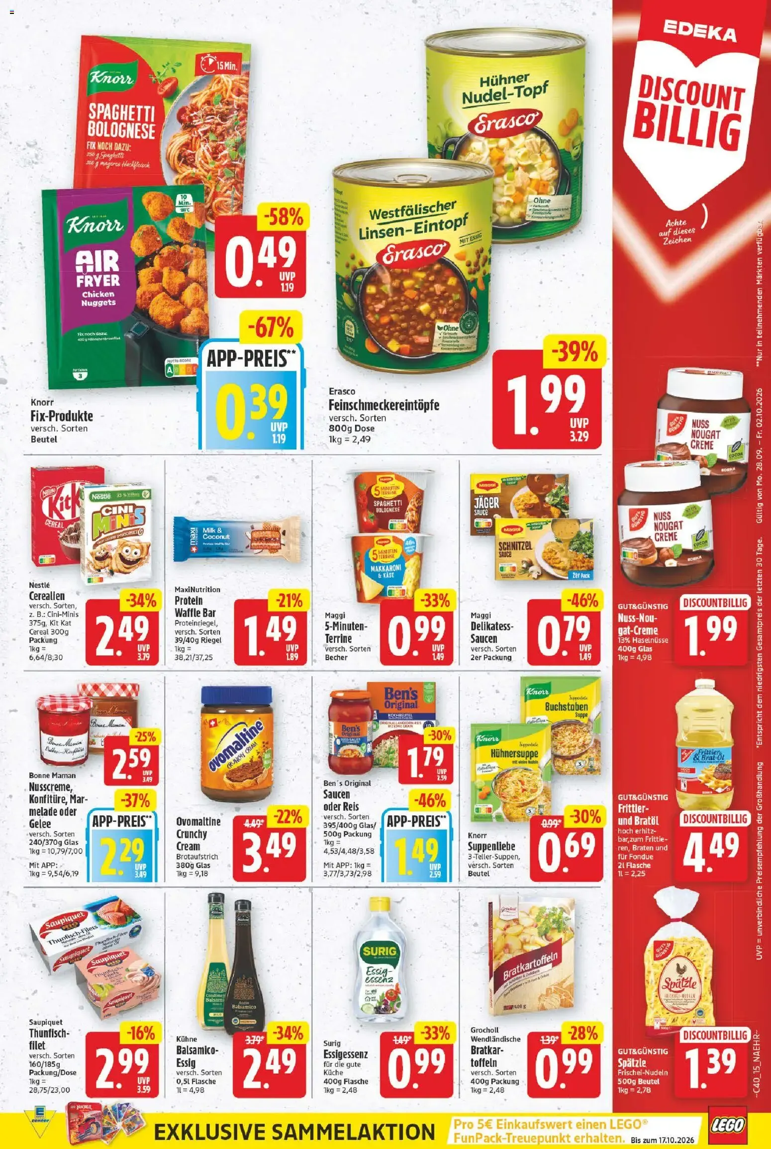 EDEKA Center - 20% Rabatt auf EDEKA Bio Milch-, Joghurt- und Quarkartikel von 28. September bis 2. Oktober 2026 - Prospekt seite 15