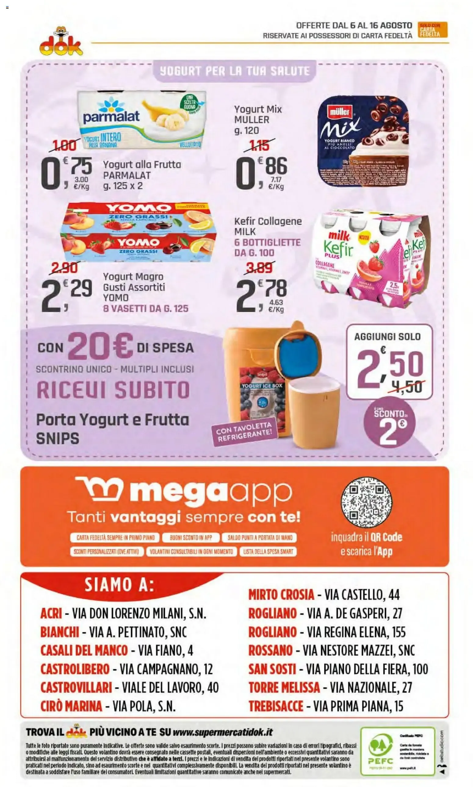 Nuovo DOK volantino dal 06/08/2026 > offerte anteprima 🛍️ da 6 agosto a 16 agosto di 2026 - Pagina del volantino 20