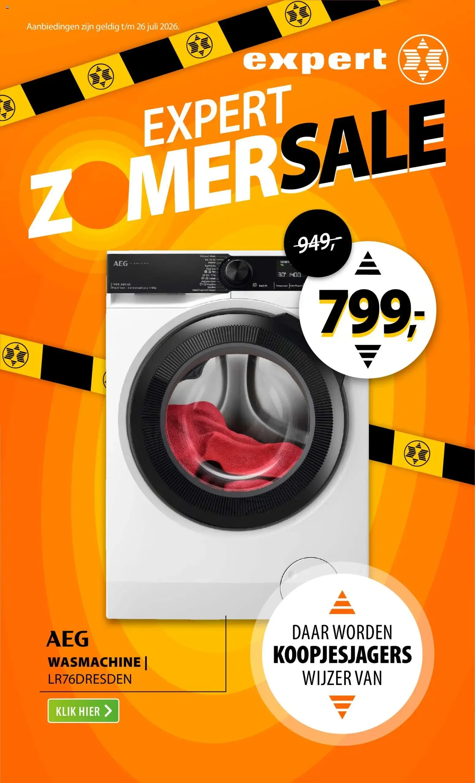 EXPERT ZOMERSALE van 20 juli tot 26 juli 2026 - Folder pagina 1