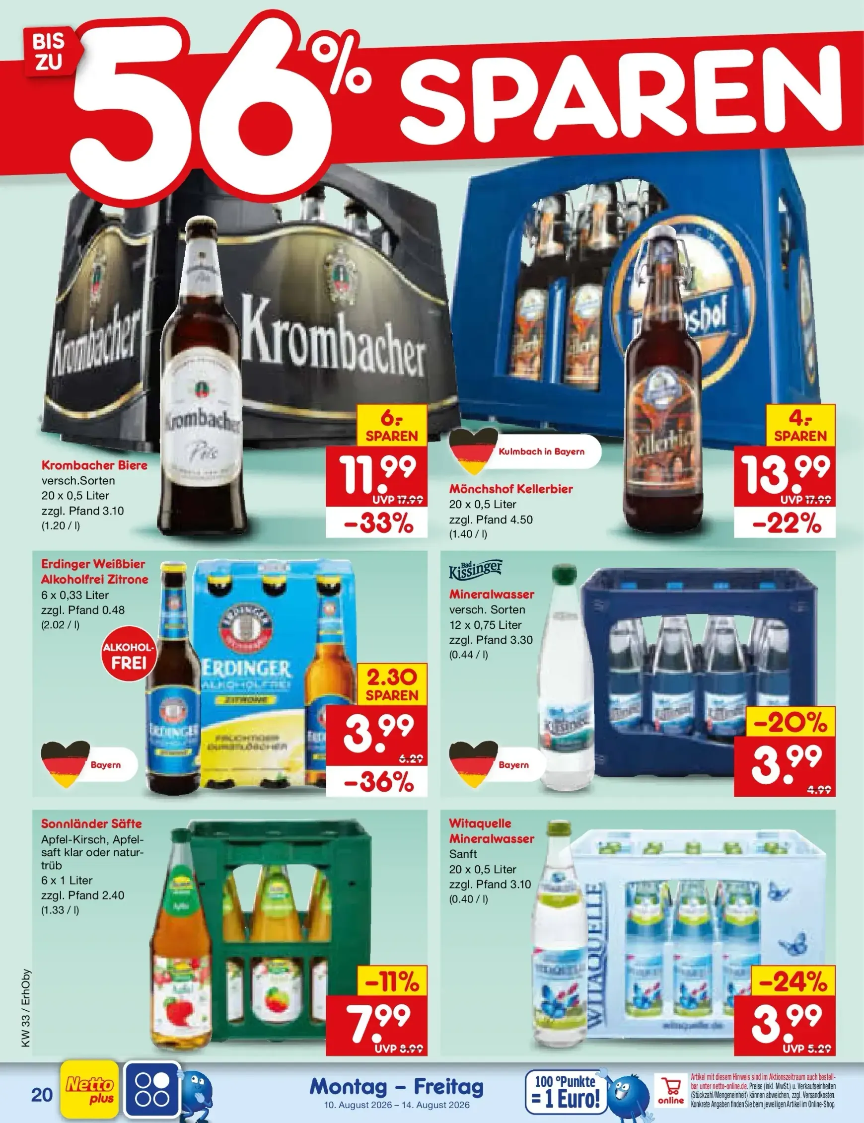 Netto Marken Discount Prospekt nächste Woche – von Montag 10.08.2026 bis Freitag 14.08.2026 von 10. August bis 14. August 2026 - Prospekt seite 29