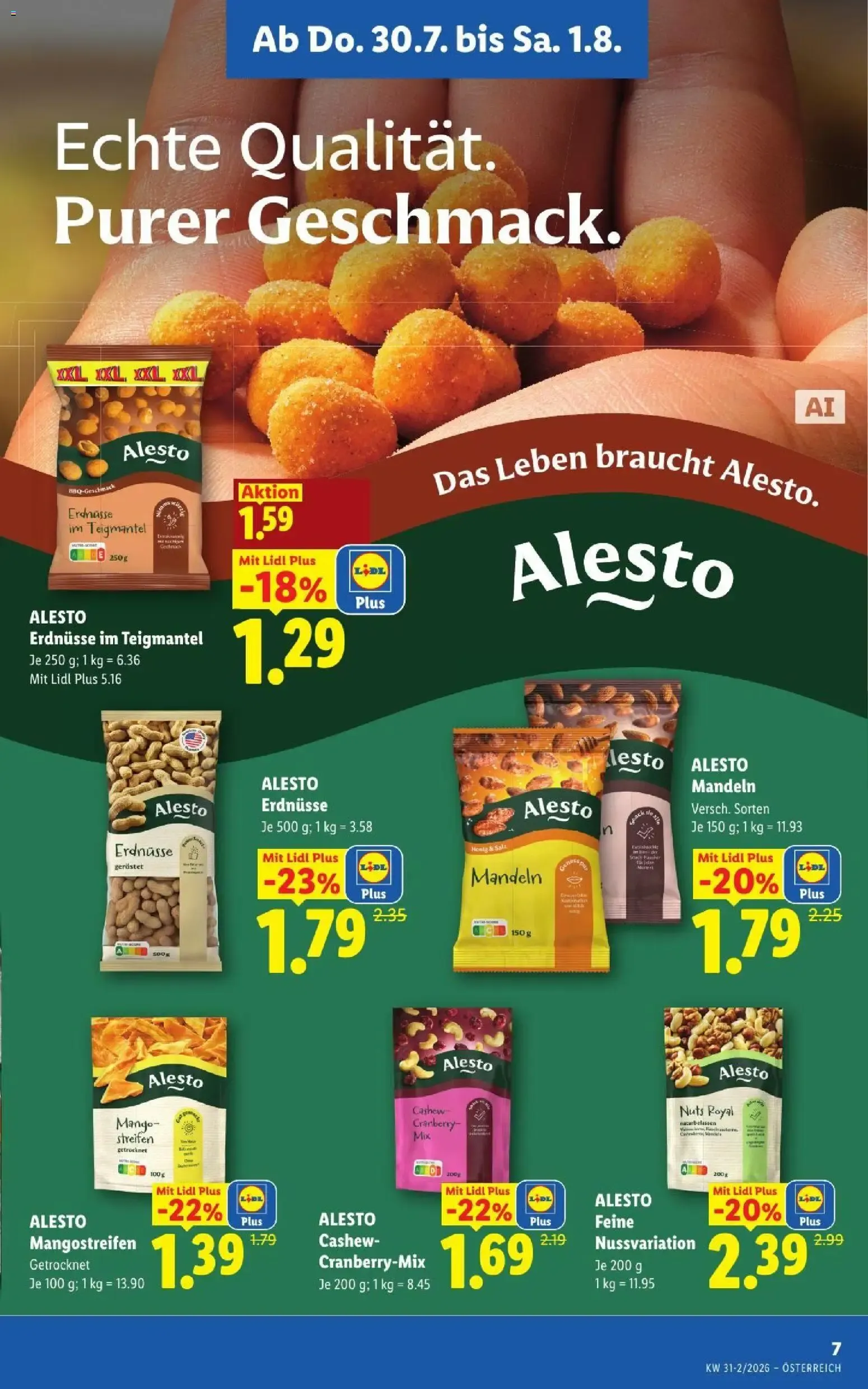 Lidl - Flugblatt del 30.07. al 01.08. von 30. Juli bis 1. August 2026 - Flugblätt seite 9