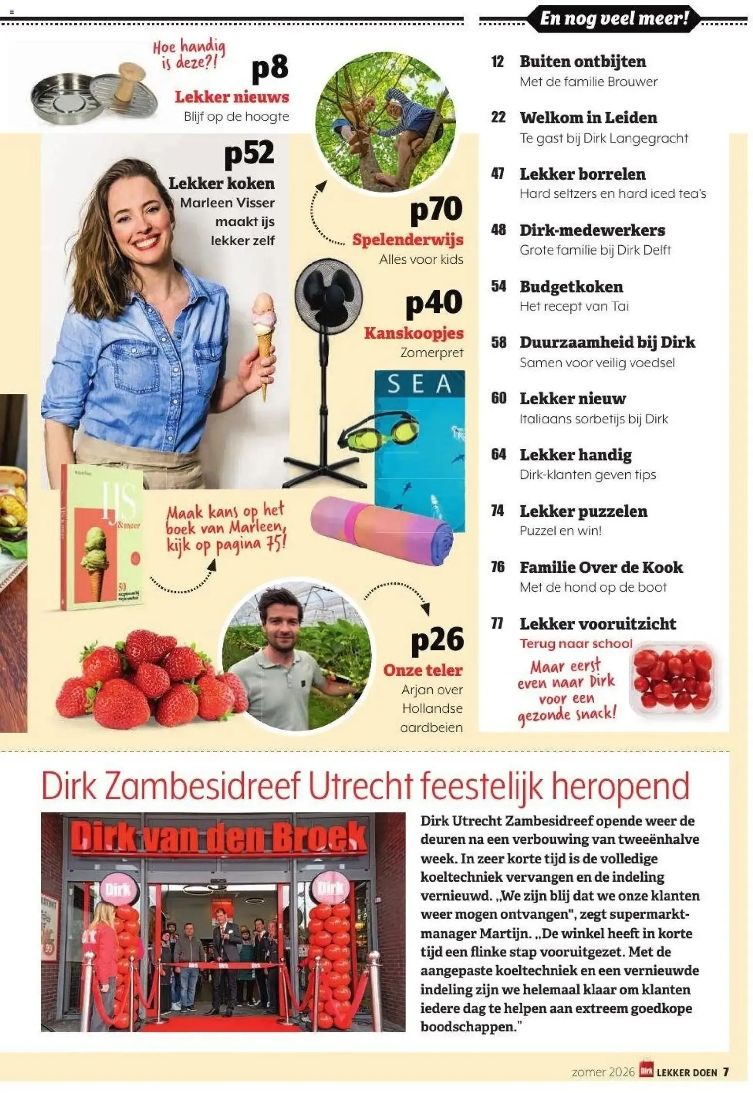 Lekker doen - Zomer 2026 van 24 juni tot 31 augustus 2026 - Folder pagina 7