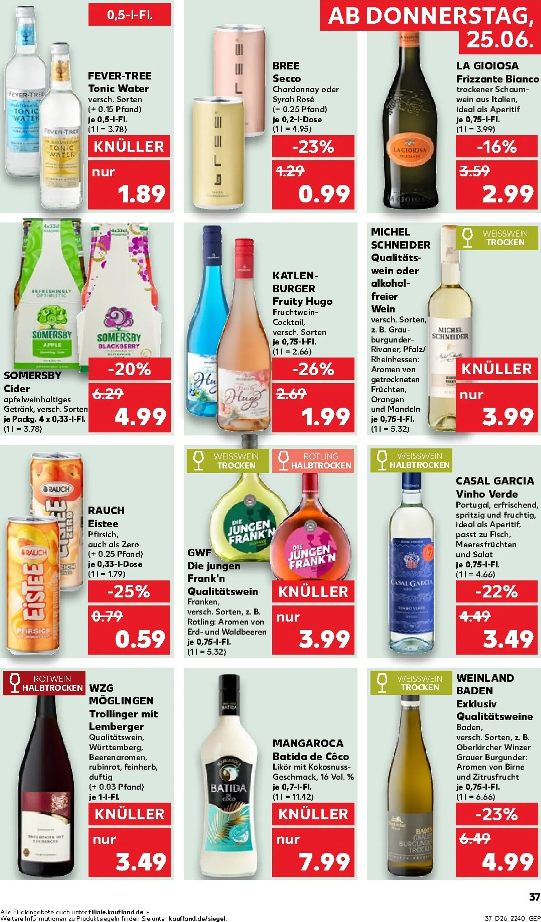 Neuer Kaufland Prospekt – von Donnerstag 25.06.2026 bis Mittwoch 01.07.2026 von 25. Juni bis 1. Juli 2026 - Prospekt seite 38