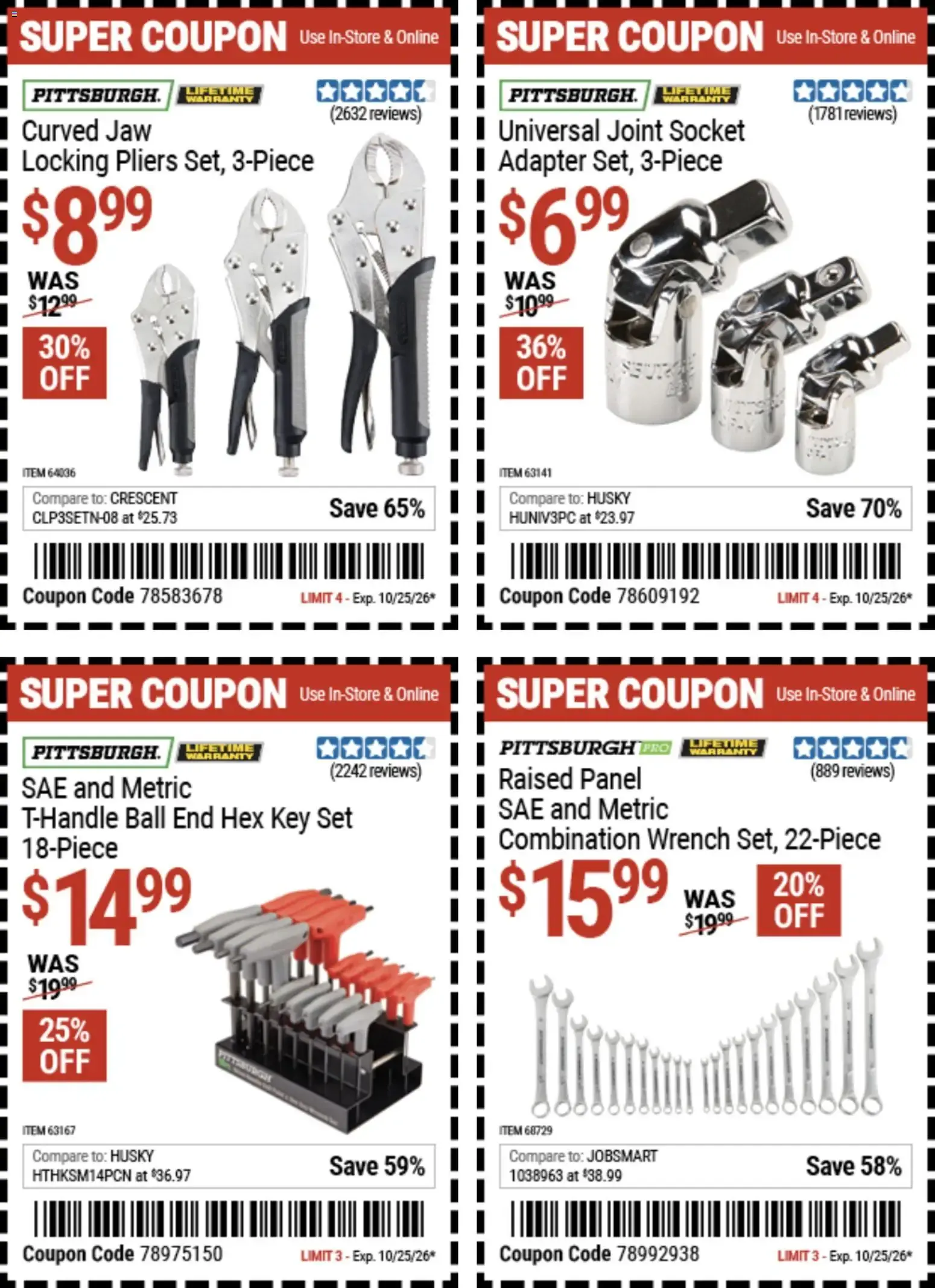 Weekly ad Harbor Freight Weekly Ad (10/12 - 10/25 2026) - Flyer from October 12 to October 25 2026 - Page 4