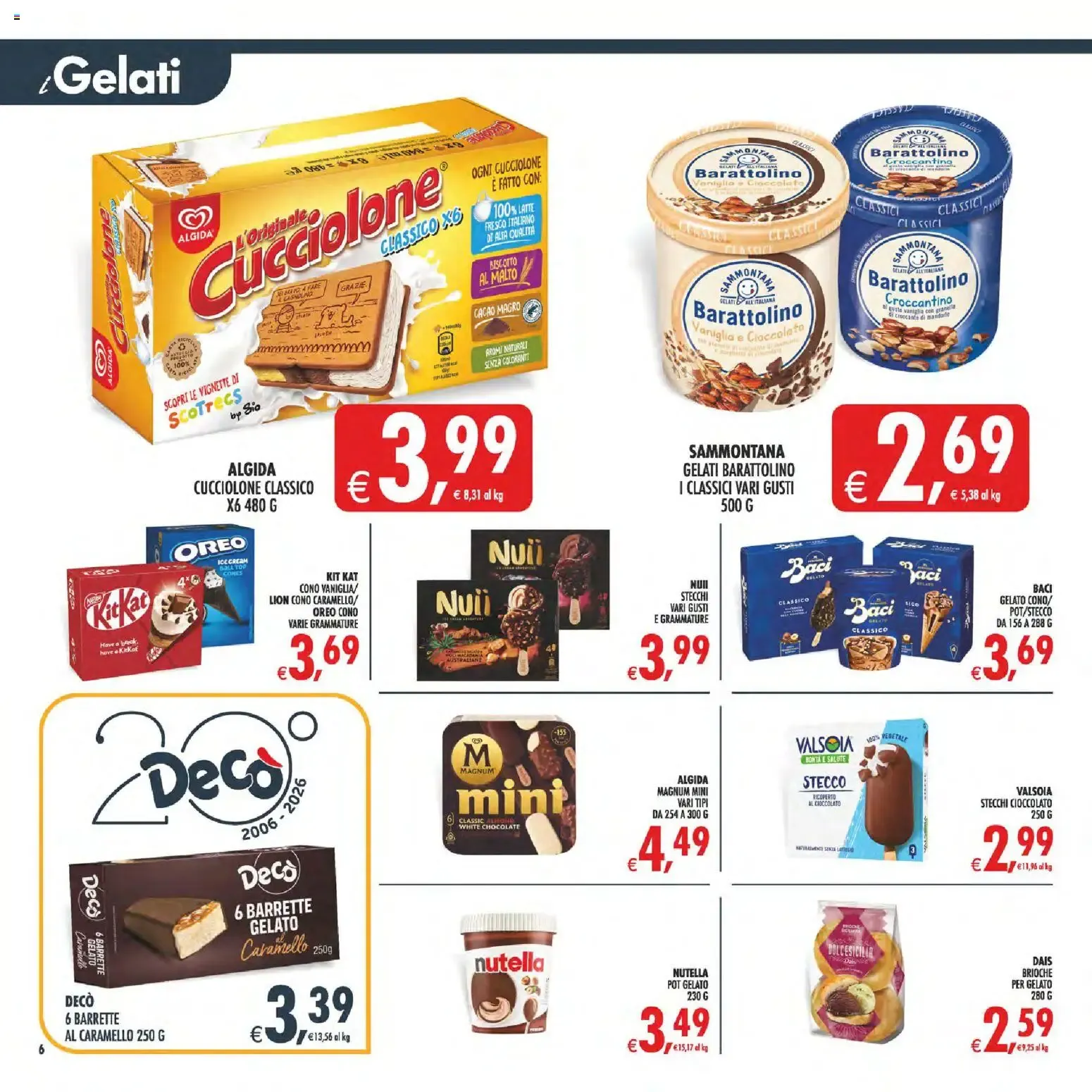 Nuovo Decò volantino Supermercati Favignana dal 10/07/2026 > offerte anteprima 🛍️ da 10 luglio a 20 luglio di 2026 - Pagina del volantino 6