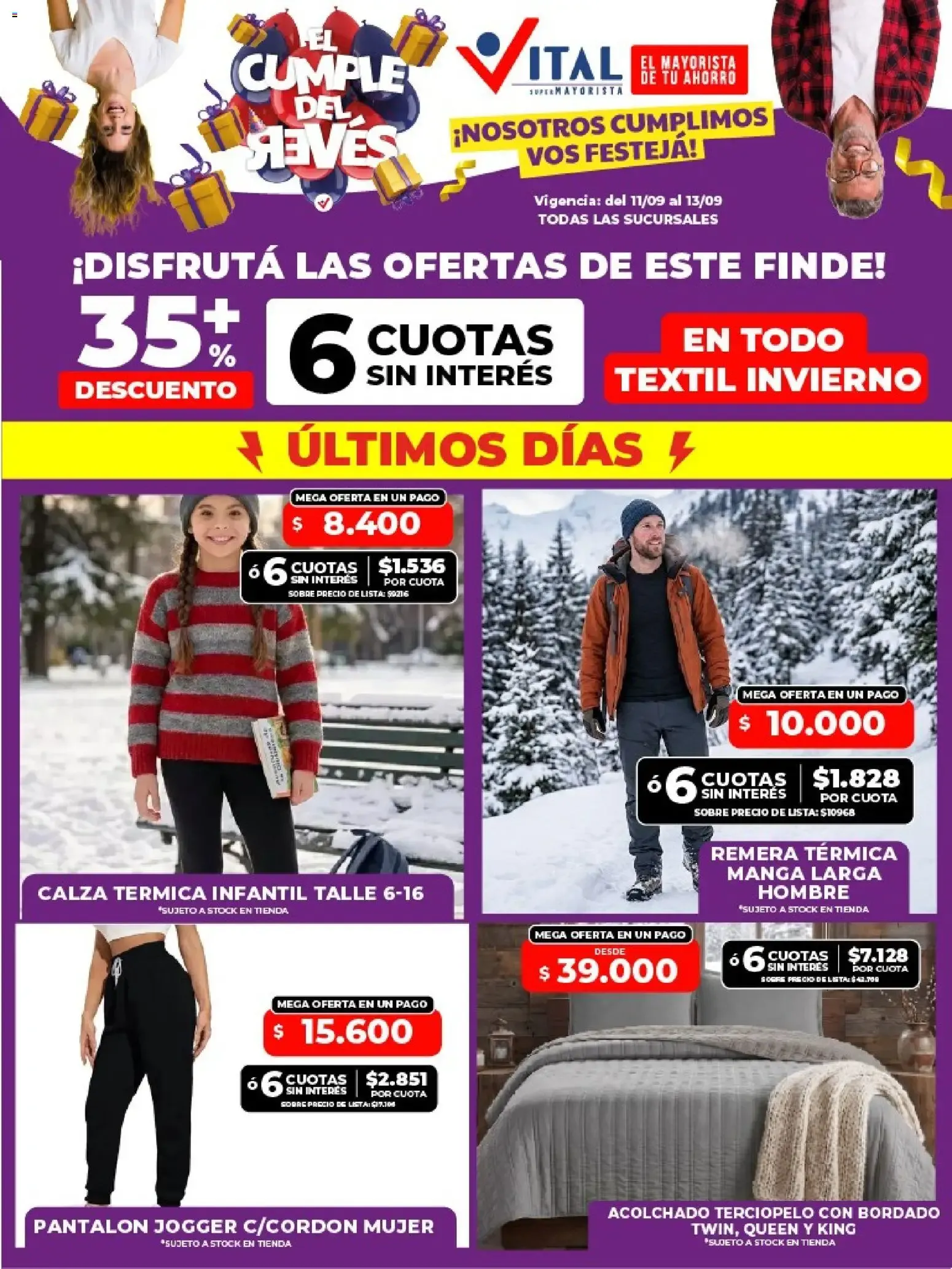 Ofertas de Vital - Ofertas fin || del 11/09/2026 - 13/09/2026 || Catálogo 11 de septiembre al 13 de septiembre 2026 - Página 6 del catálogo