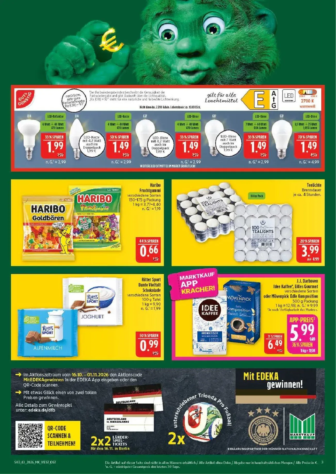 Marktkauf App: Scannen & Clever Sparen von 19. Oktober bis 24. Oktober 2026 - Prospekt seite 3