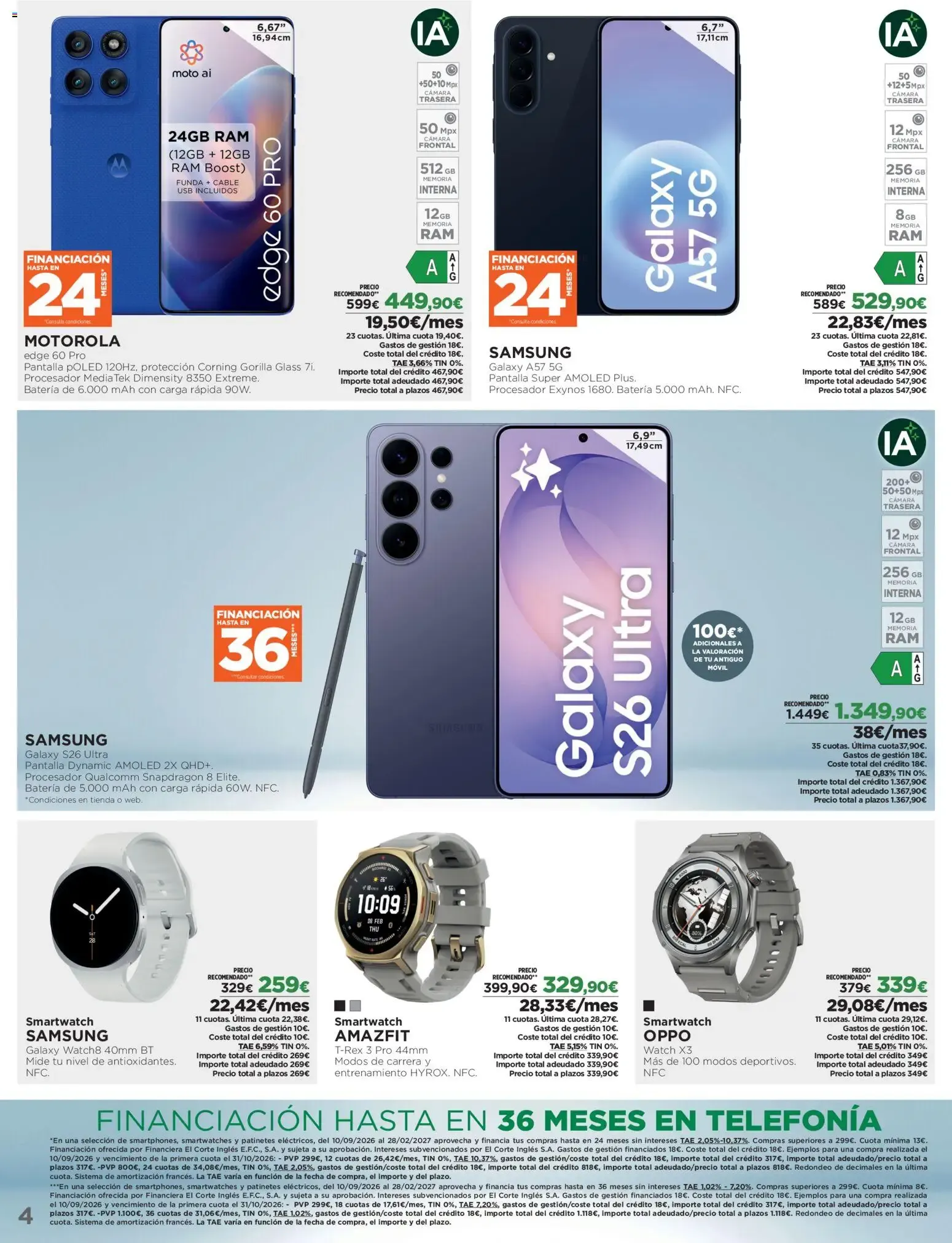 Catálogo de El Corte Inglés Los Tecnoprecios 05/10/2026 │Catálogo 5 de octubre al 21 de octubre 2026 - Página 4