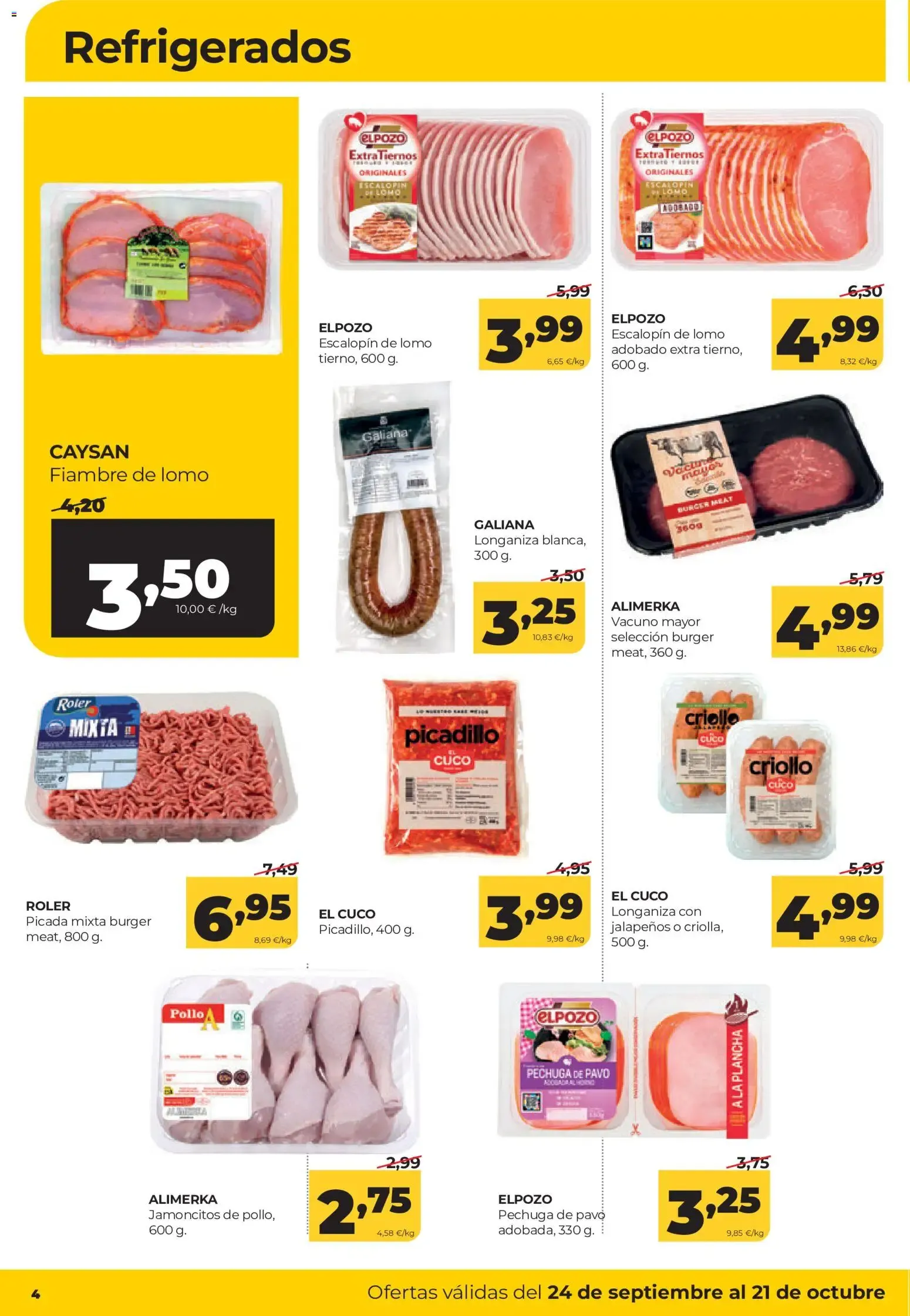 Catálogo de Alimerka folleto Castilla y León del 24/09/2026 | Catálogo 24 de septiembre al 21 de octubre 2026 - Página 4