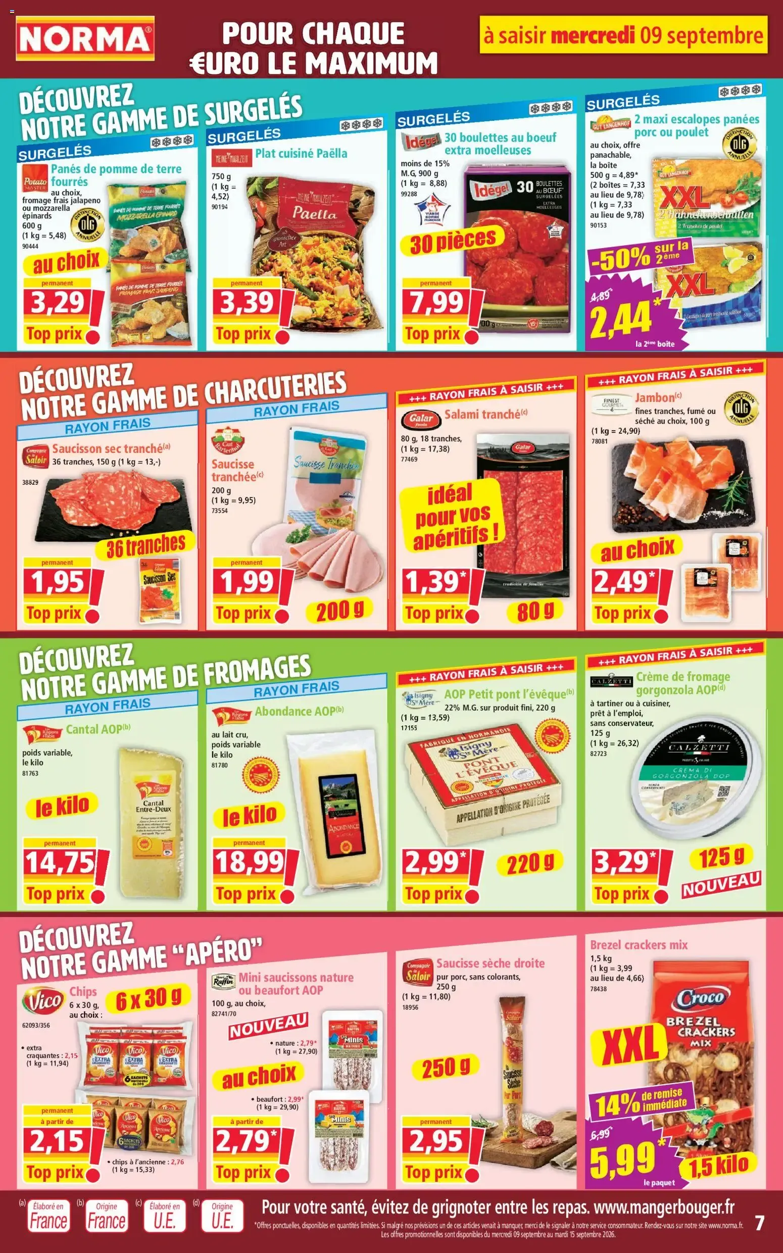 Norma catalogue à partir du 09/09/2026 - promo en ligne du 9 septembre au 15 septembre 2026 - Catalogue page 7