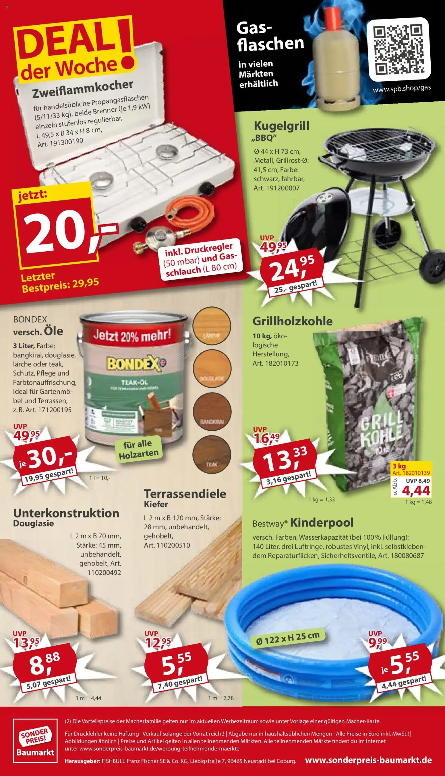 Sonderpreis Baumarkt Prospekt (ab 06.06.2026) zum Blättern von 6. Juni bis 12. Juni 2026 - Prospekt seite 20