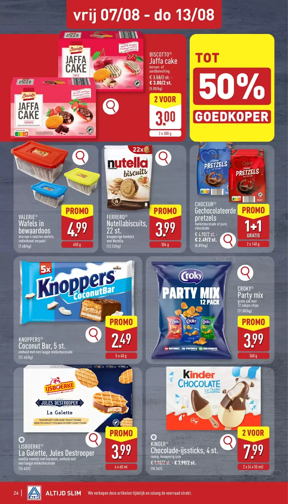 ALDI Folder van ma 03/08 t.e.m. zat 08/08 van 3 augustus tot 8 augustus 2026 - folder pagina 24