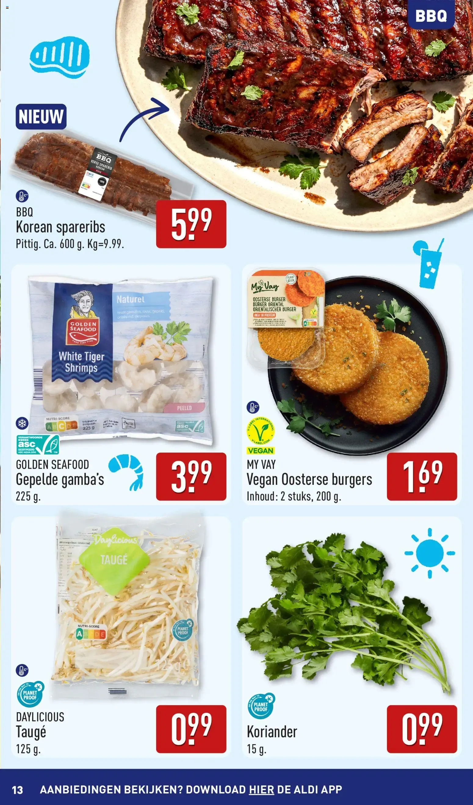 ALDI: ¡Tan Barato, Lo Celebramos! Inspiración Veraniega para BBQ. van 13 juli tot 19 juli 2026 - Folder pagina 13
