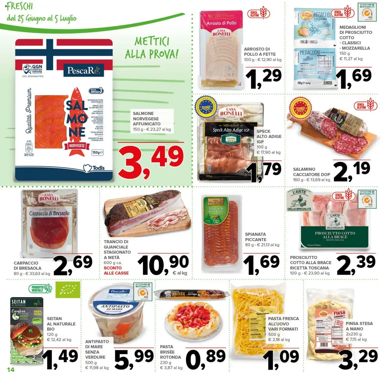 Nuovo Todis volantino Lazio dal 25/06/2026 > offerte anteprima 🛍️ da 25 giugno a 5 luglio di 2026 - Pagina del volantino 14