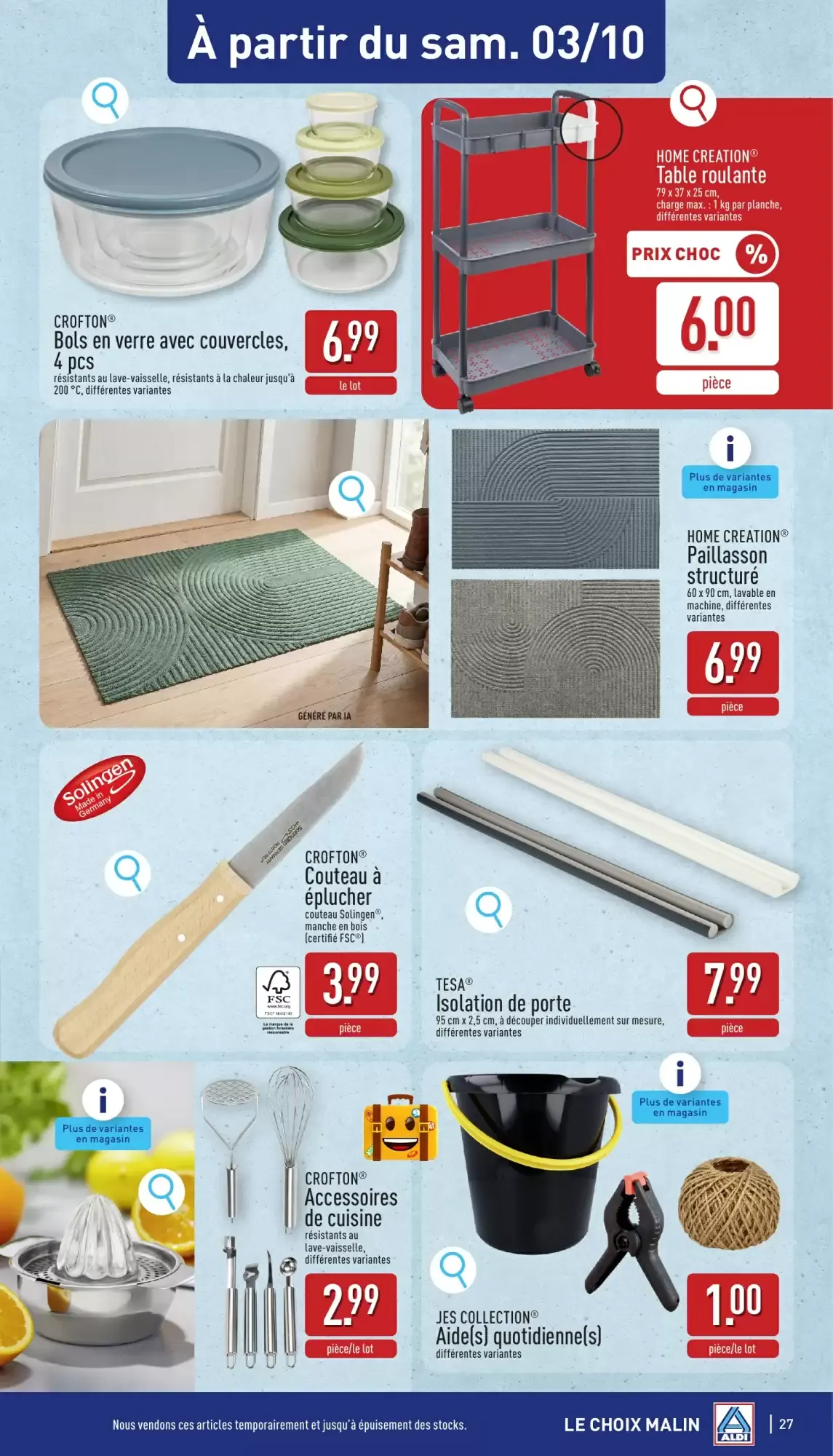 ALDI Dépliant week 40 van 28 september tot 3 oktober 2026 - folder pagina 27