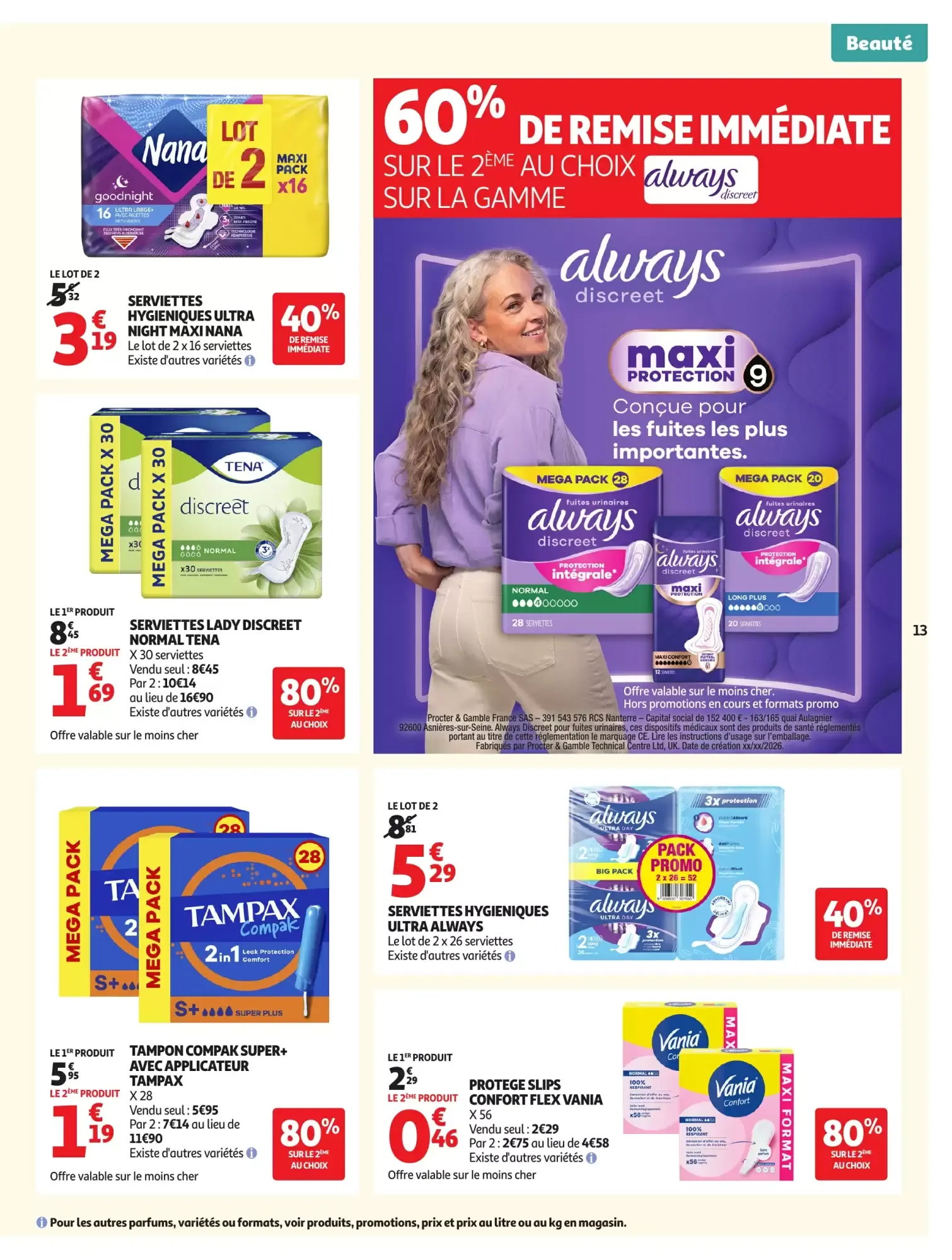 Catalogue Auchan | Beauté du 16 juin au 28 juin 2026 - Catalogue page 13