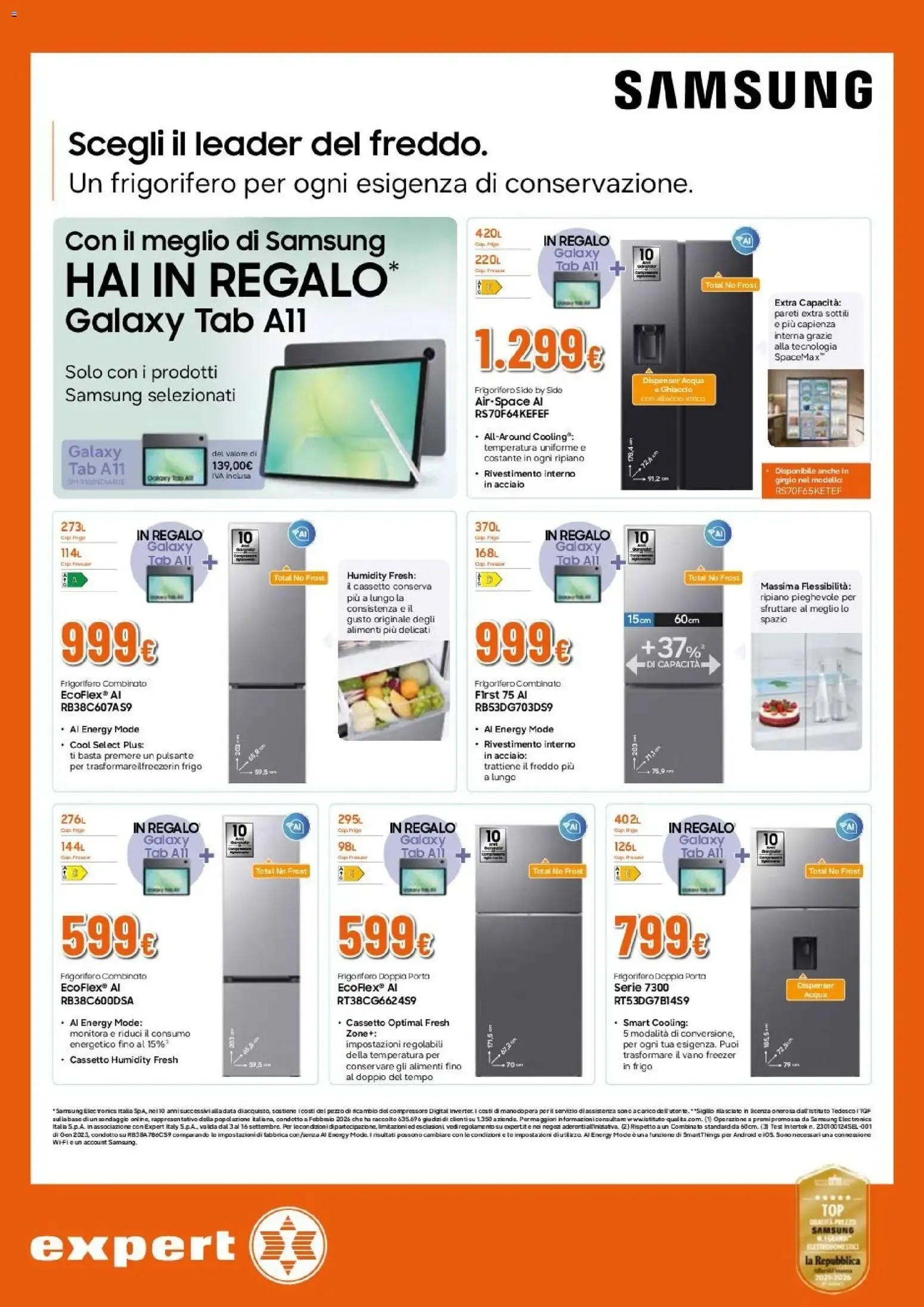 Nuovo Expert volantino Samsung dal 03/09/2026 > offerte anteprima 🛍️ da 3 settembre a 16 settembre di 2026 - Pagina del volantino 3
