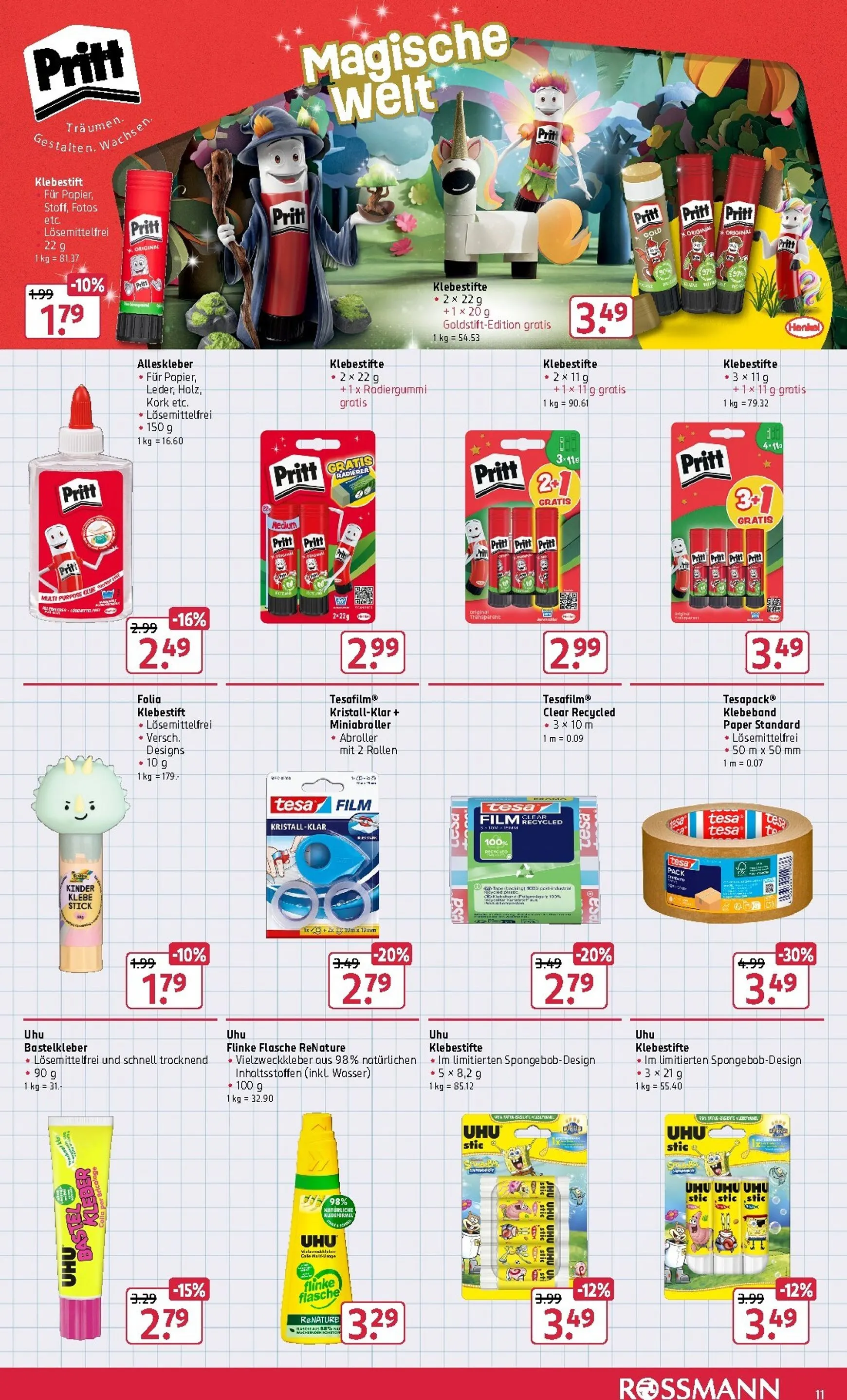 ROSSMANN - Schul-aktion und Spielwaren Angebote von 29. Juni bis 25. August 2026 - Prospekt seite 11