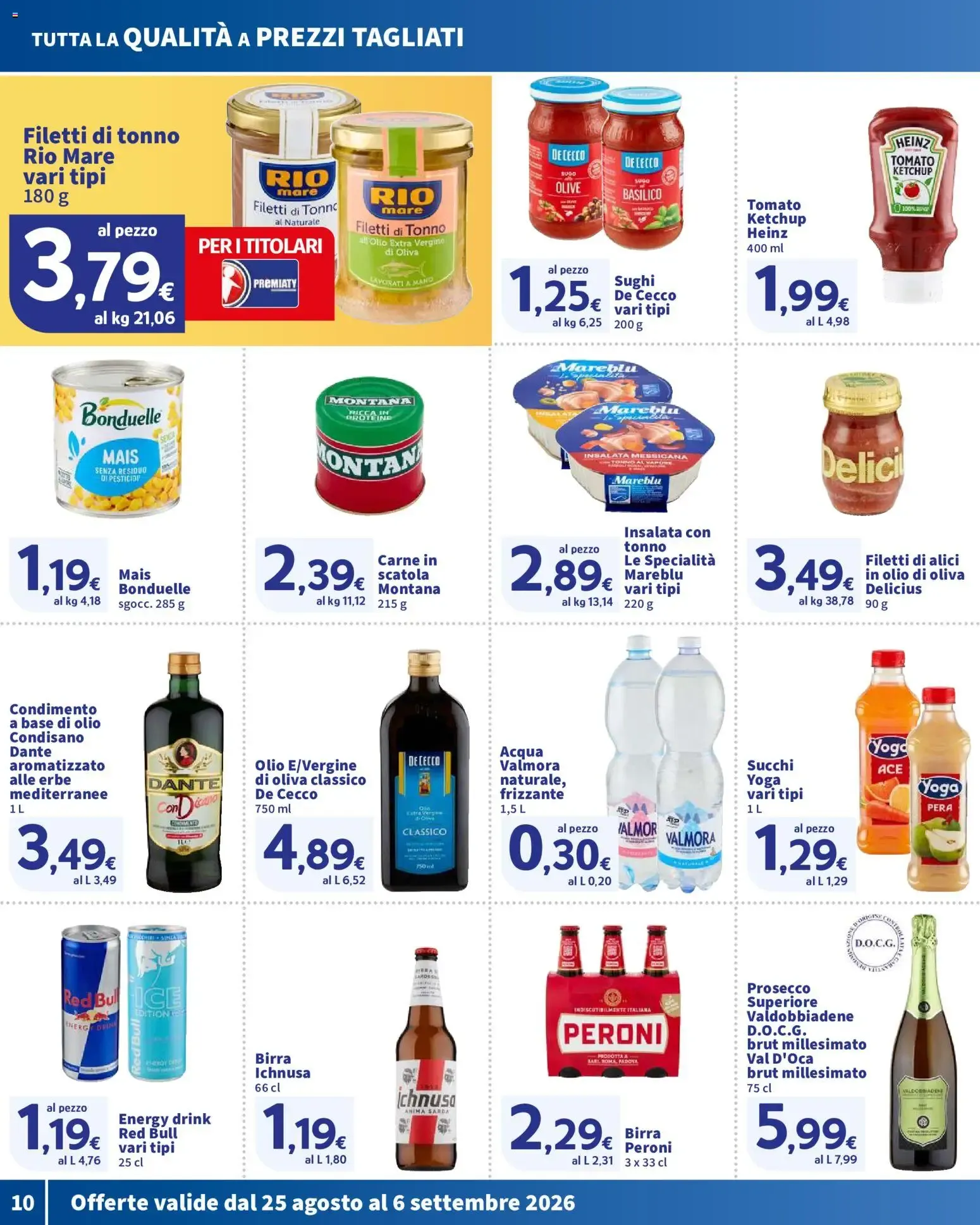 Nuovo SIGMA volantino OK dal 25/08/2026 > offerte anteprima 🛍️ da 25 agosto a 6 settembre di 2026 - Pagina del volantino 10