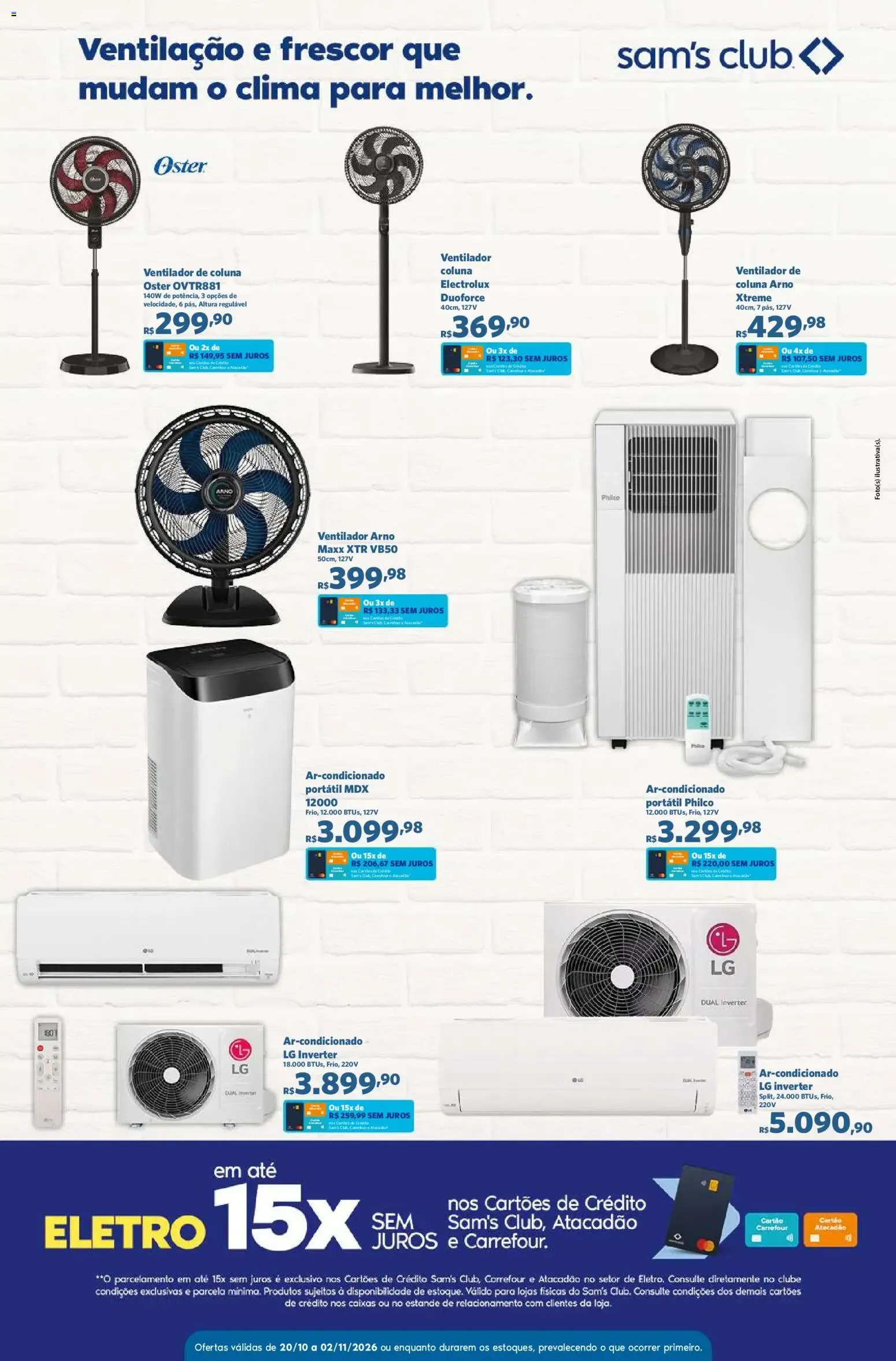 Encarte de Primavera Verão Sam's Club 20 de outubro até 2 de novembro 2026 - Pagina 7