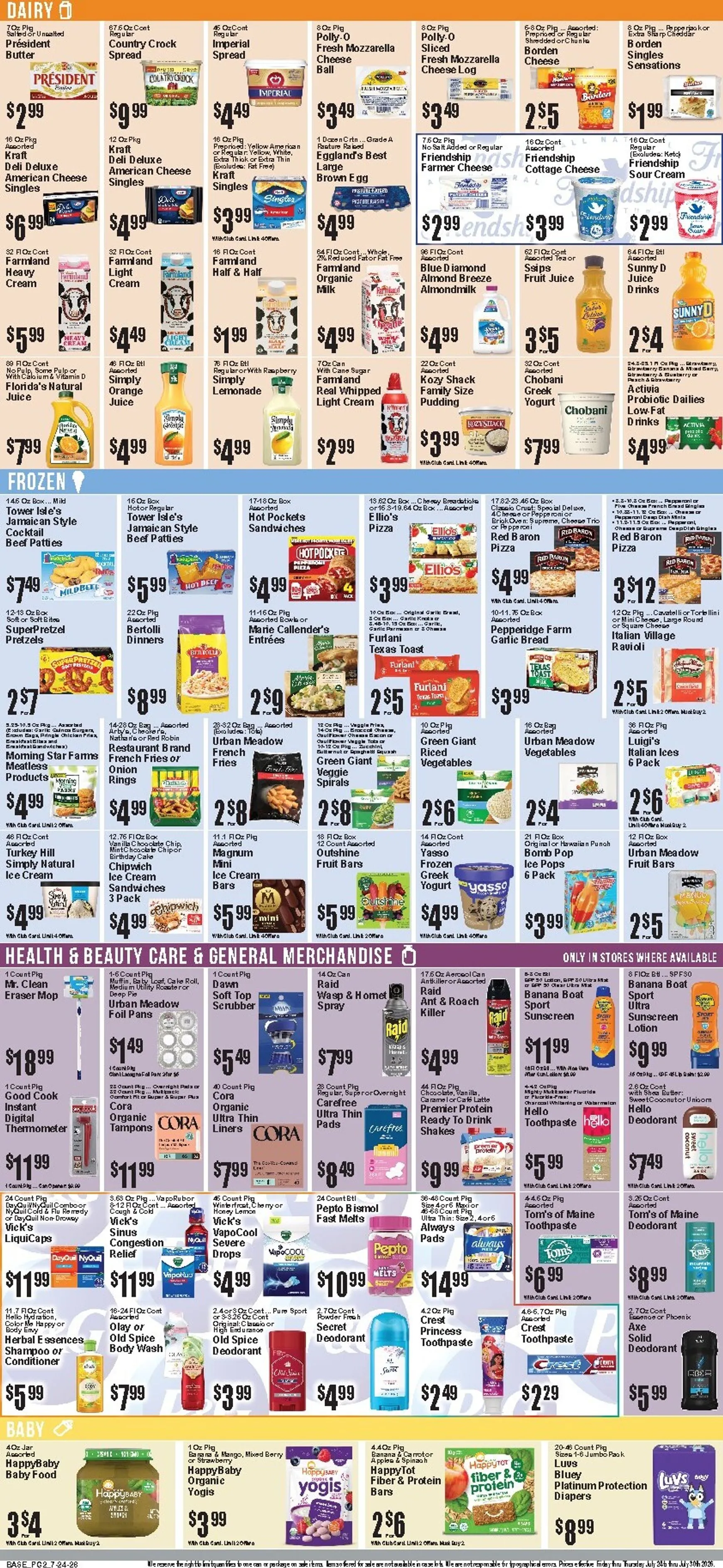 Weekly ad Current Food Universe leaflet valid from Friday 07/24/2026 to Thursday 07/30/2026 from July 24 to July 30 2026 - Page 3