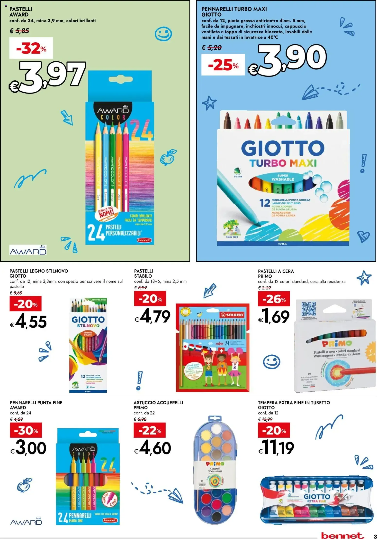 Nuovo bennet volantino Scuola dal 27/08/2026 > offerte anteprima 🛍️ da 27 agosto a 8 settembre di 2026 - Pagina del volantino 3