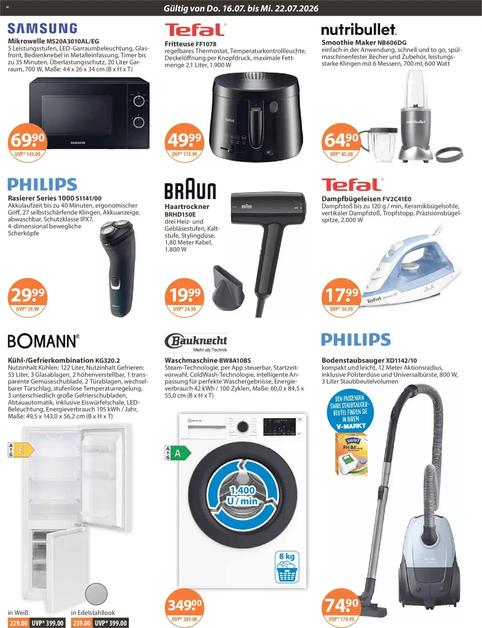 Angebote V-Markt Angebote (ab 16.07.2026) von 16. Juli bis 22. Juli 2026 - Prospekt seite 14