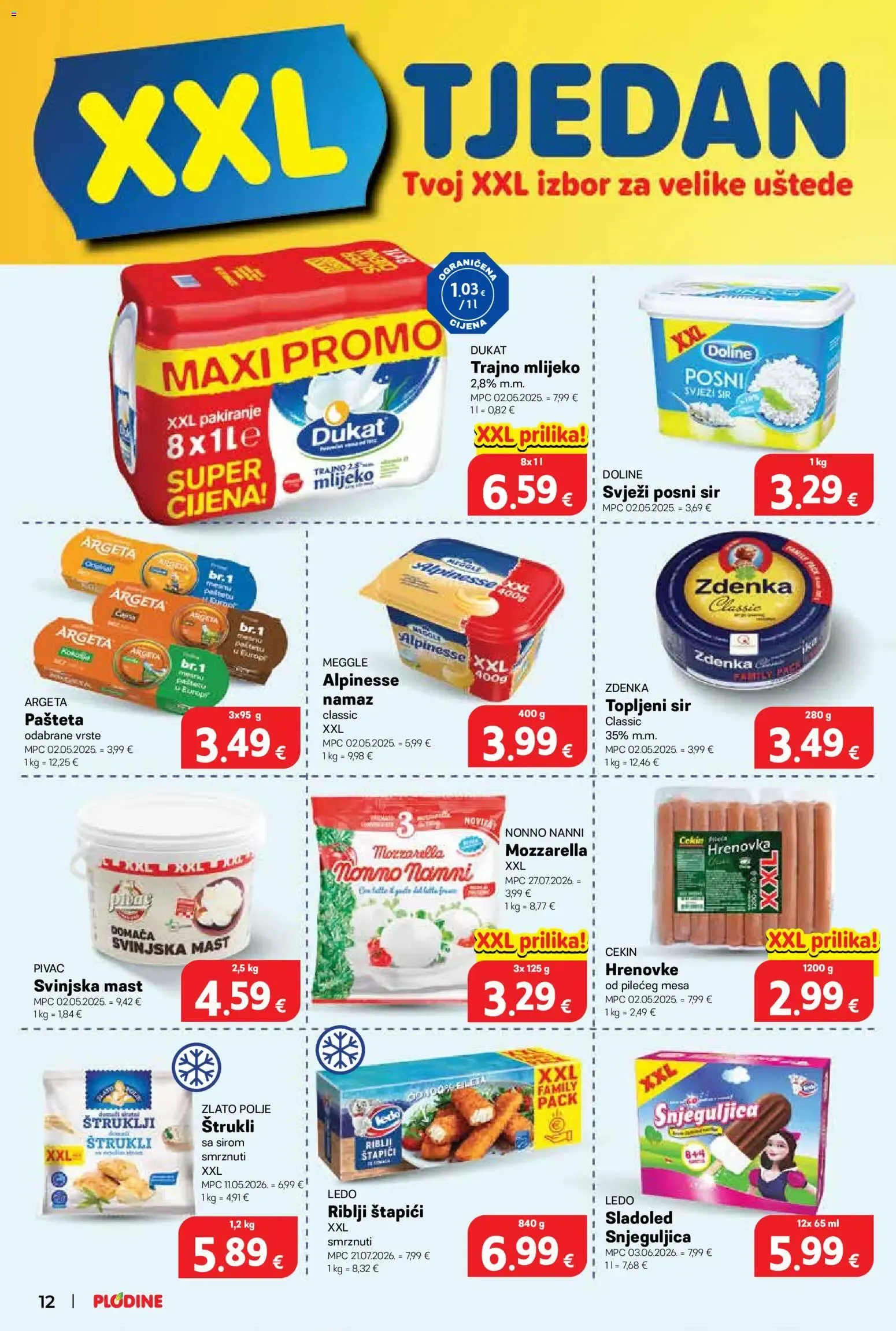 Katalog Plodine Katalog novi od 06.08.2026 na listanje > letak digitalni od 6. kolovoza do 11. kolovoza 2026. - Pregled Stranica 12