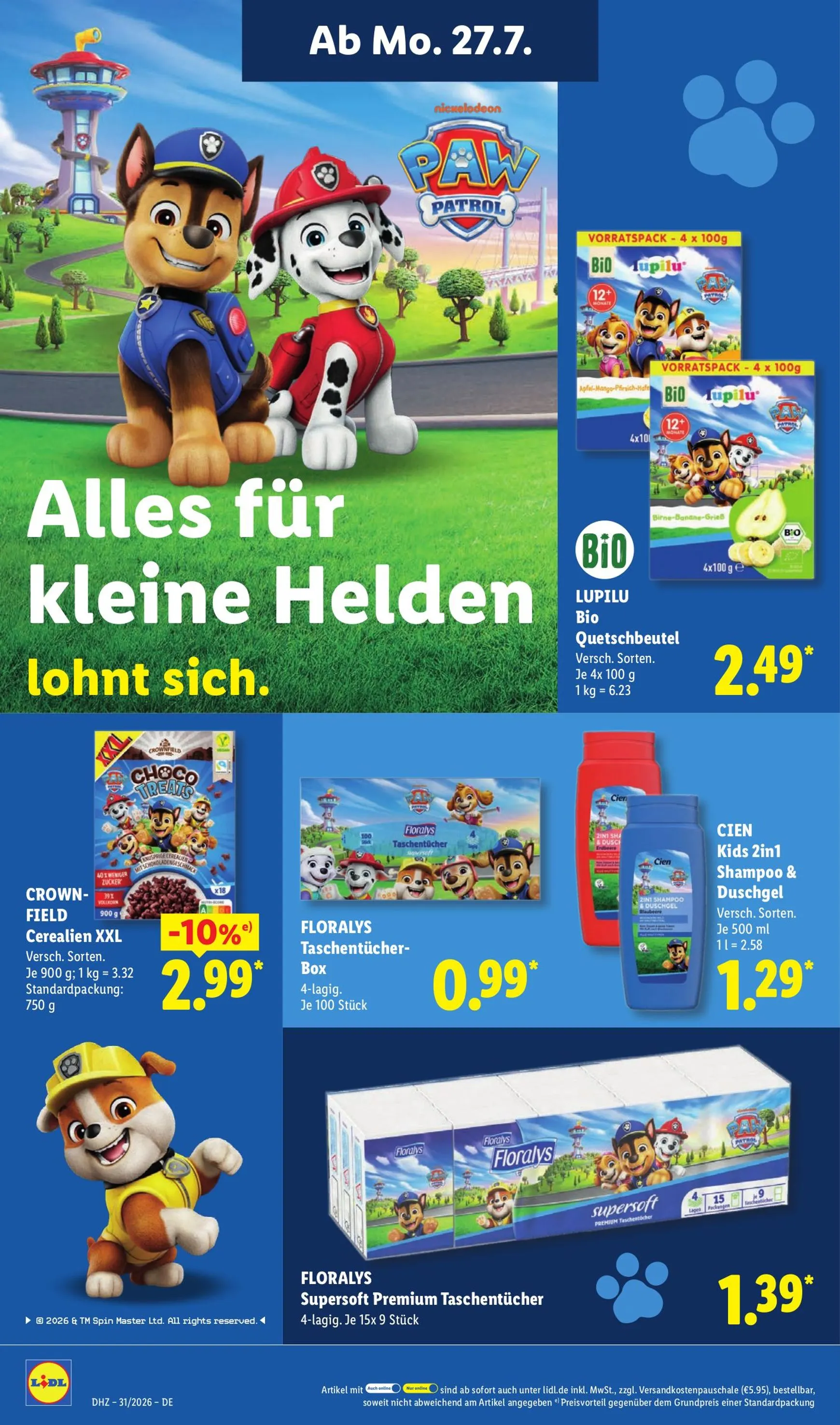 Lidl Prospekt nächste Woche – von Montag 27.07.2026 bis Samstag 01.08.2026 von 27. Juli bis 1. August 2026 - Prospekt seite 19