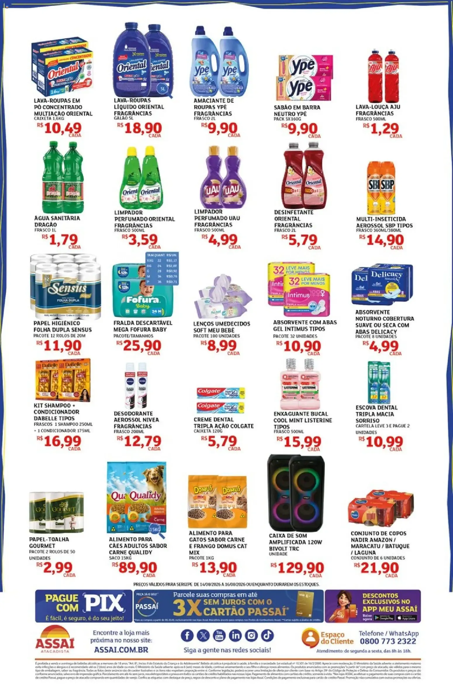 Encarte de Assaí Atacadista - Giro da Economia 14 de agosto até 16 de agosto 2026 - Pagina 4