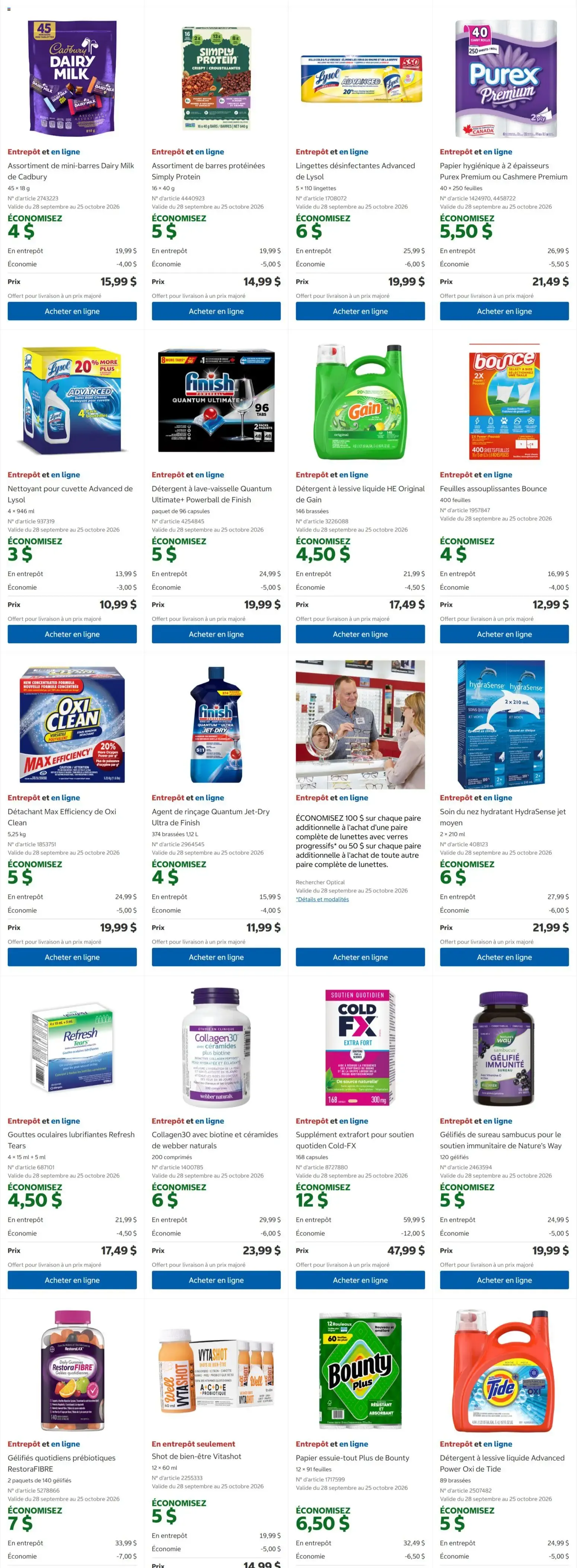 Costco circulaire from Oct 12, 2026 > weekly specials & deals from October 12 to October 25 2026 - flyer page 4
