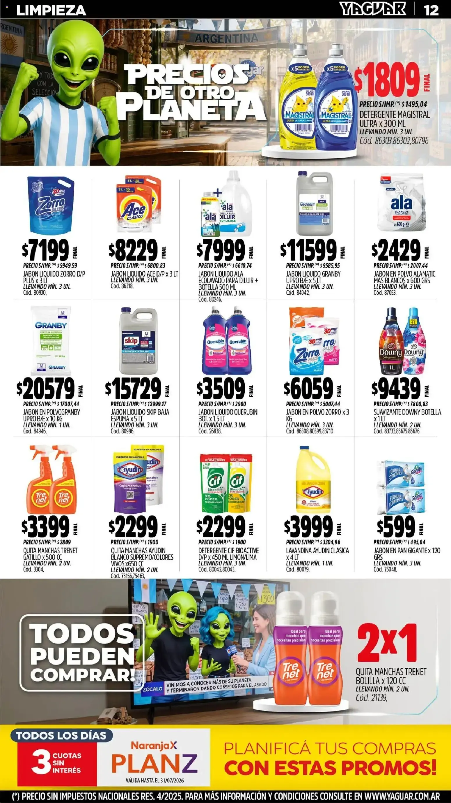 Ofertas de Yaguar - Oferta Semanal Chaco del 29/06/2026 - 04/07/2026 29 de junio al 4 de julio 2026 - Página 12 del catálogo
