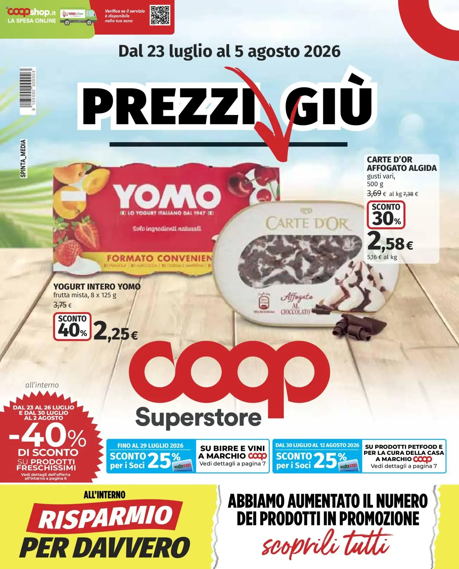 Volantino COOP Anteprima dal 23/07/2026 > NUOVO Promozioni da 23 luglio a 5 agosto di 2026 - Pagina del volantino 1