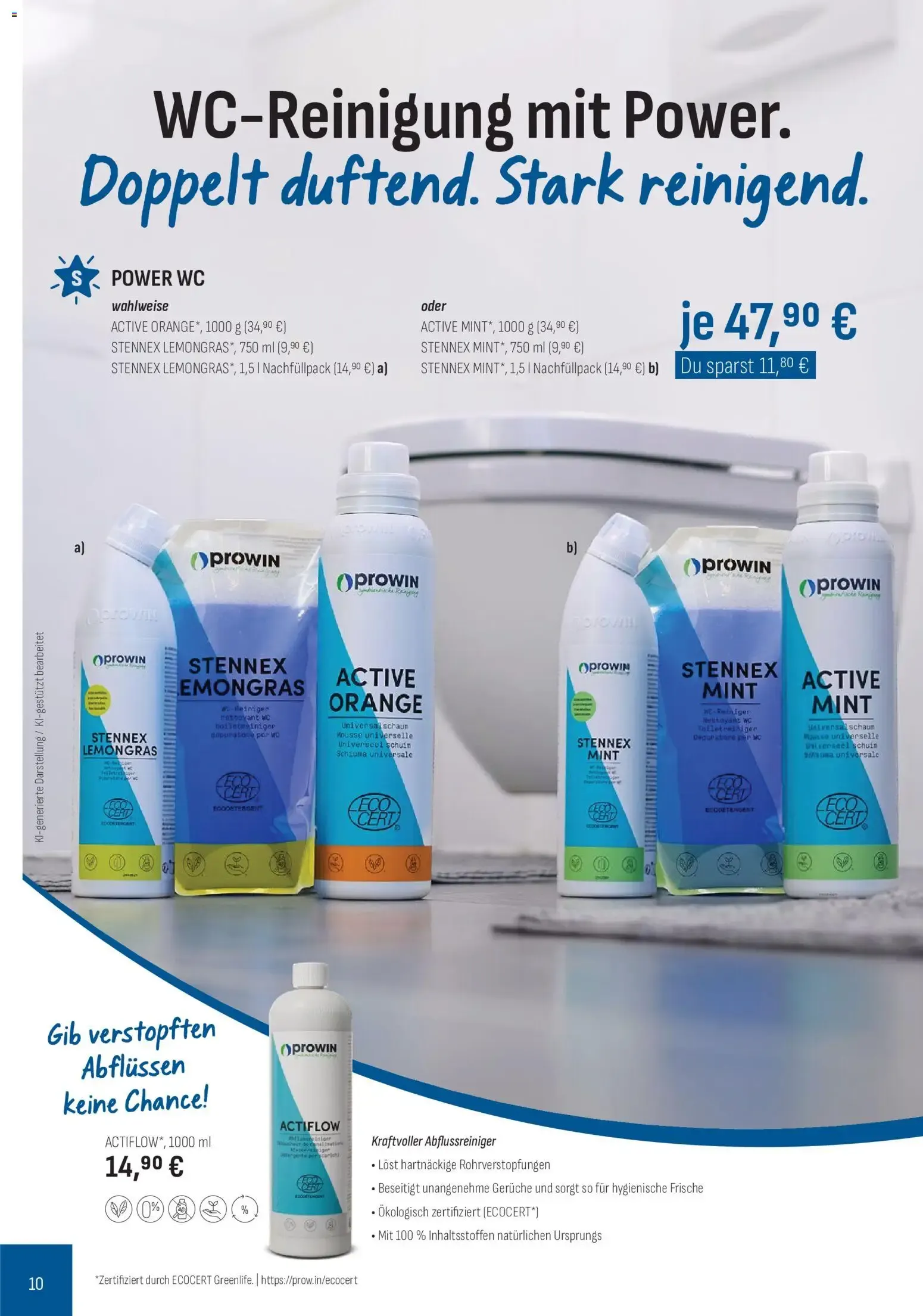 ProWIN SYMBIONTISCHE Reinigung - Edición #6/2026 von 1. Juli bis 31. Dezember 2026 - Prospekt seite 10