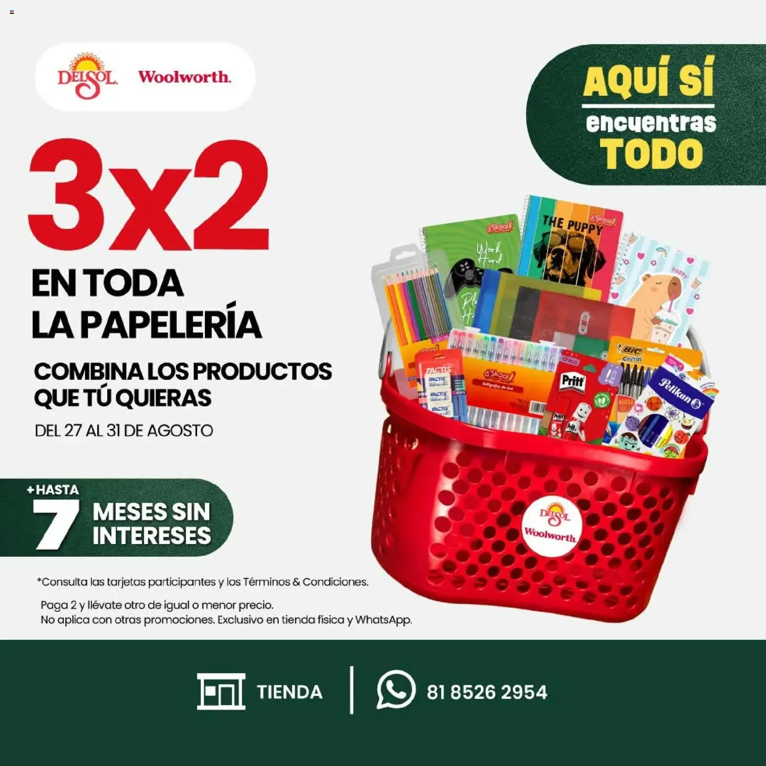 Catálogo de Del Sol y Woolworth katalog Promociones (27/08/2026 - 31/08/2026) - catálogo en línea 27 de agosto al 31 de agosto 2026 - Pagina 1