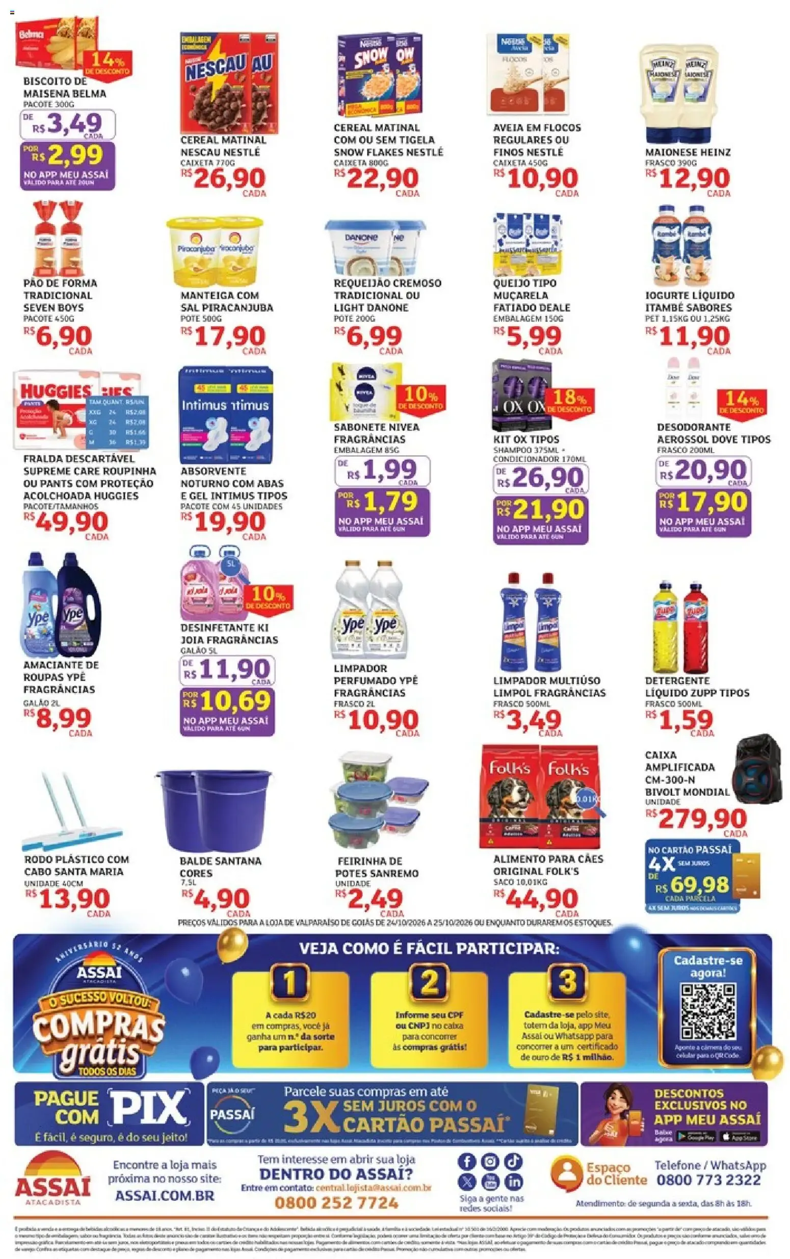 Encarte de Assaí Atacadista ofertas - GO de 24/10/2026 | Promoções Online 24 de outubro até 25 de outubro 2026 - Pagina 2