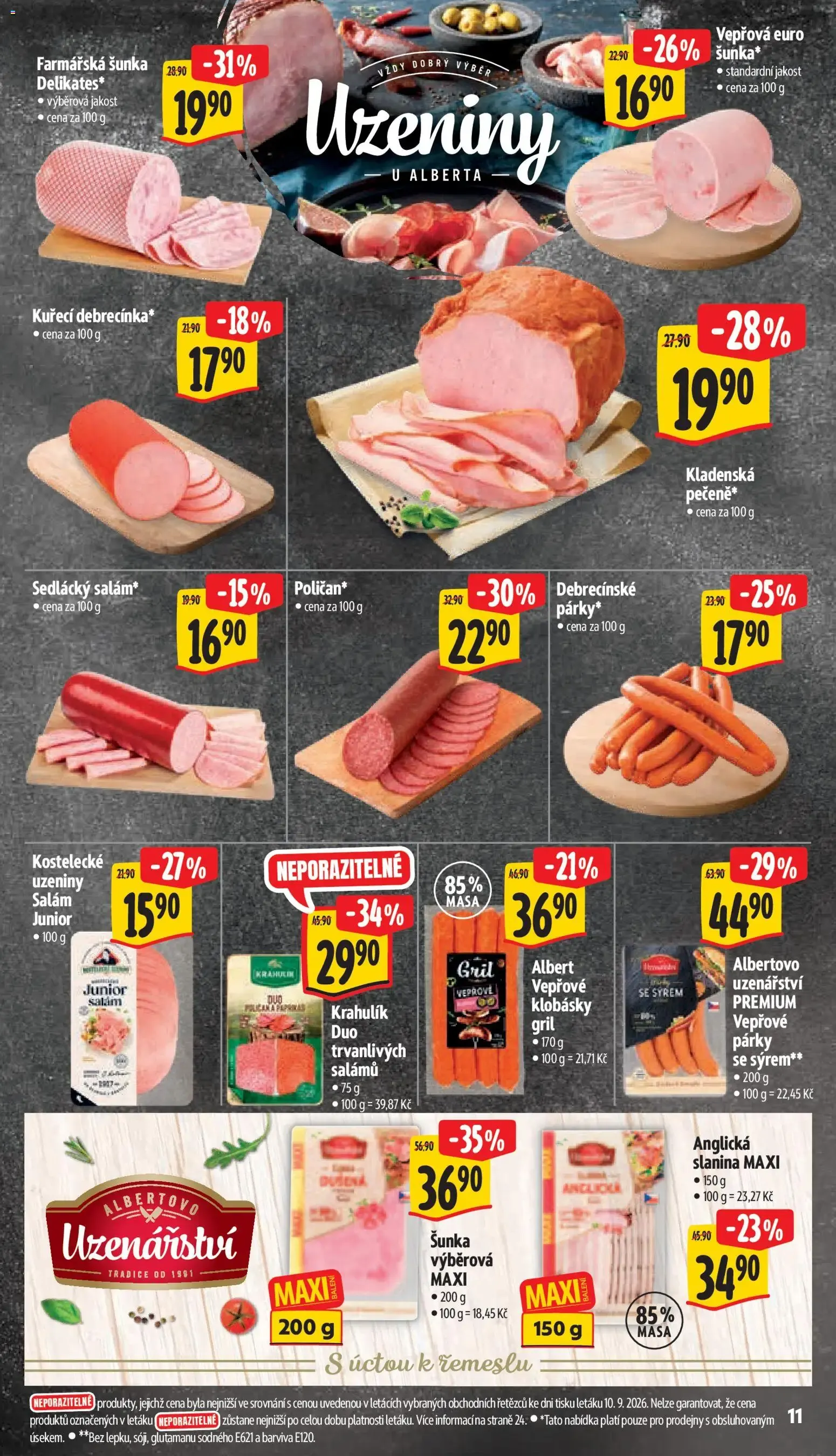 Albert leták - Supermarket - Šumperk od 16.09.2026 - Akční leták - 16. září 22. září 2026 - Page 21