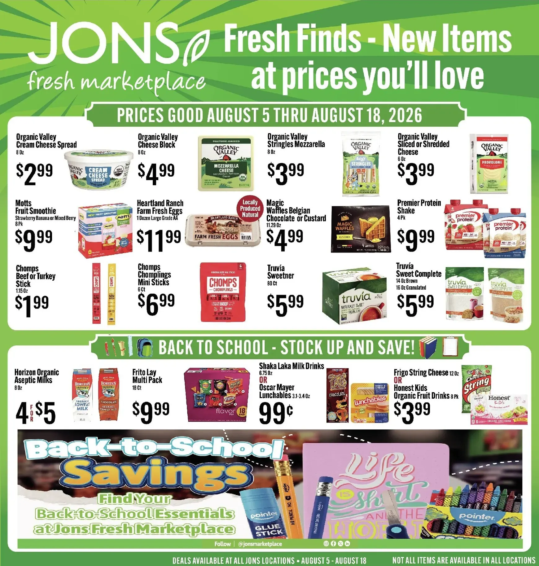 Weekly ad JONS fresh marketplace Weekly Specials from August 5 to August 11 2026 - Page 5