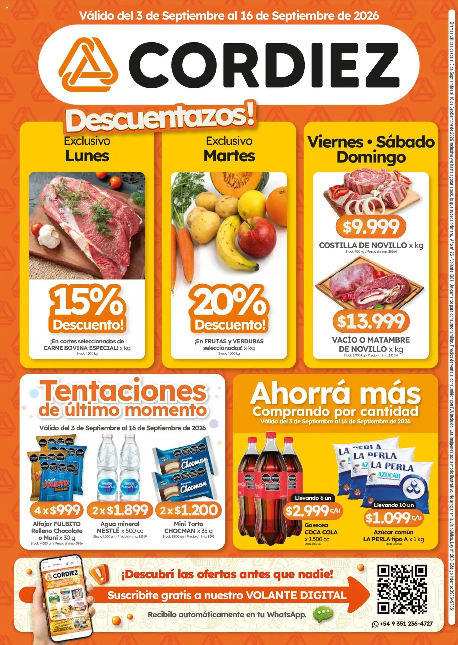 Ofertas de Cordiez - Ofertas || del 03/09/2026 - 16/09/2026 || Catálogo 3 de septiembre al 16 de septiembre 2026 - Página 8 del catálogo