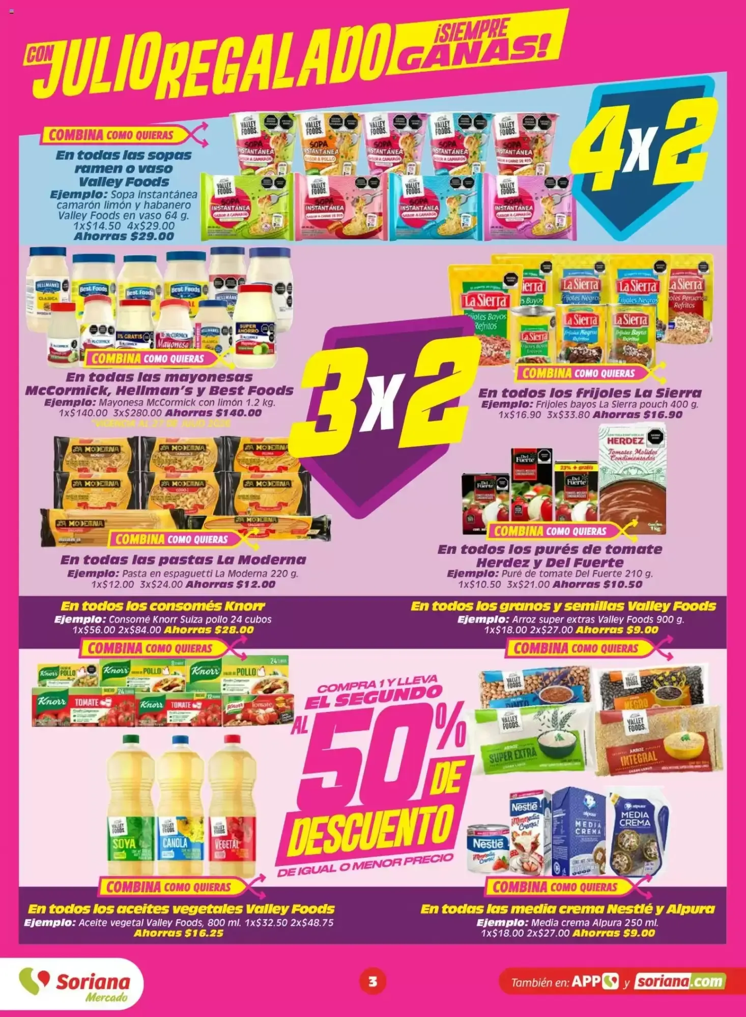 Catálogo de Soriana Mercado - Julio Regalado 24 de julio al 30 de julio 2026 - Pagina 3