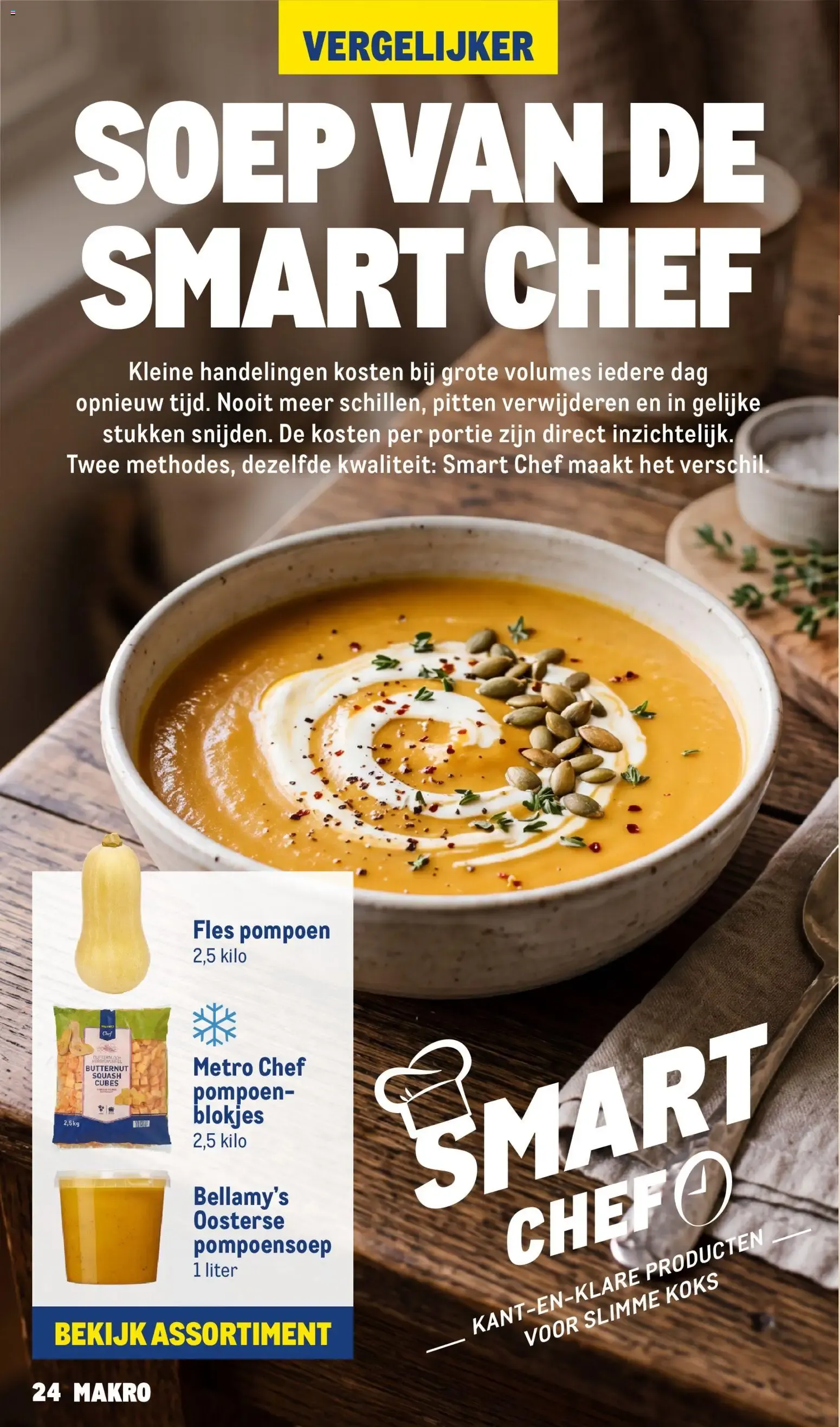 Makro Horeca Magazine: Ontdek Smart Chef van 7 oktober tot 31 oktober 2026 - Folder pagina 24