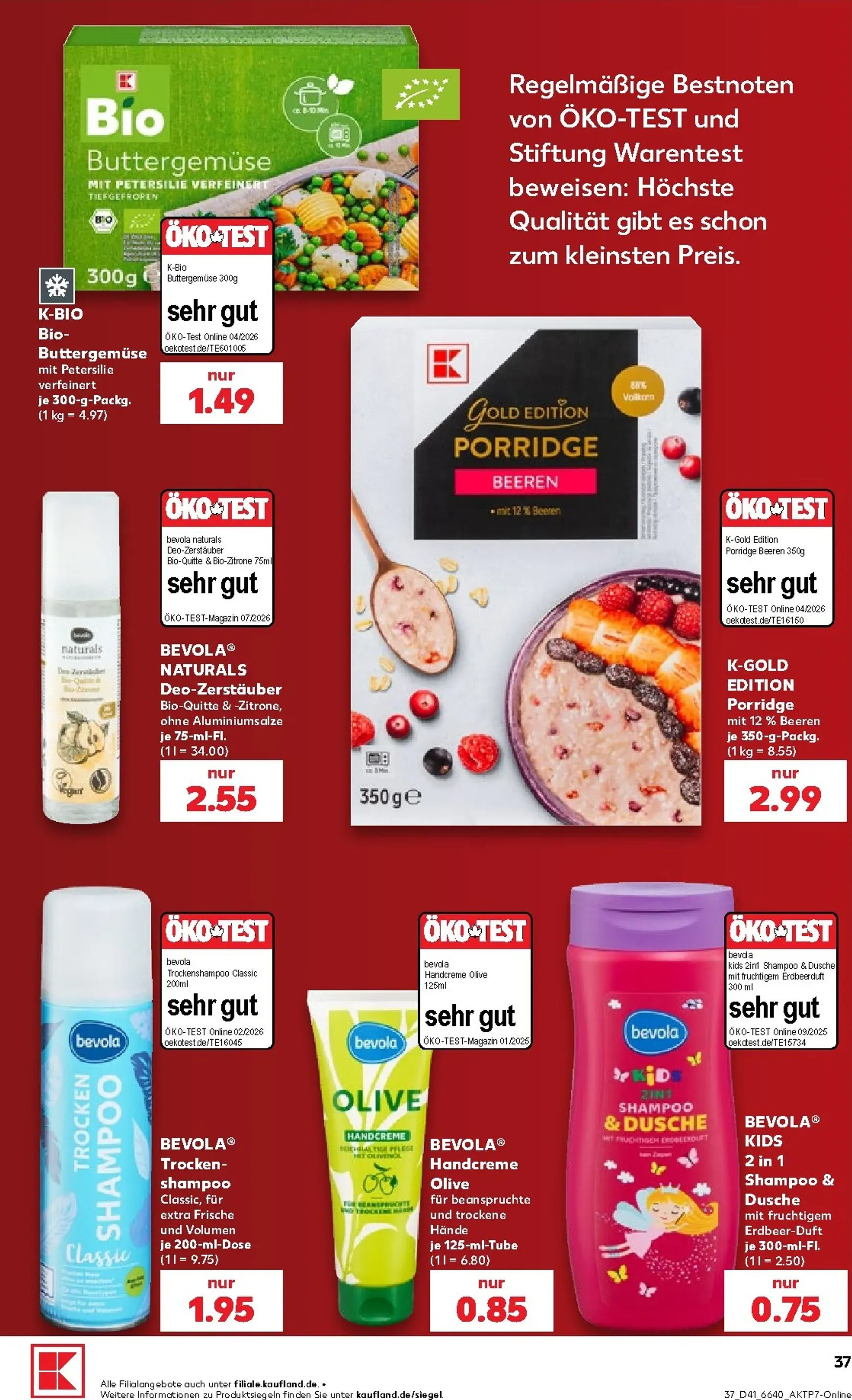 Neuer Kaufland Prospekt – von Donnerstag 08.10.2026 bis Mittwoch 14.10.2026 von 8. Oktober bis 14. Oktober 2026 - Prospekt seite 38