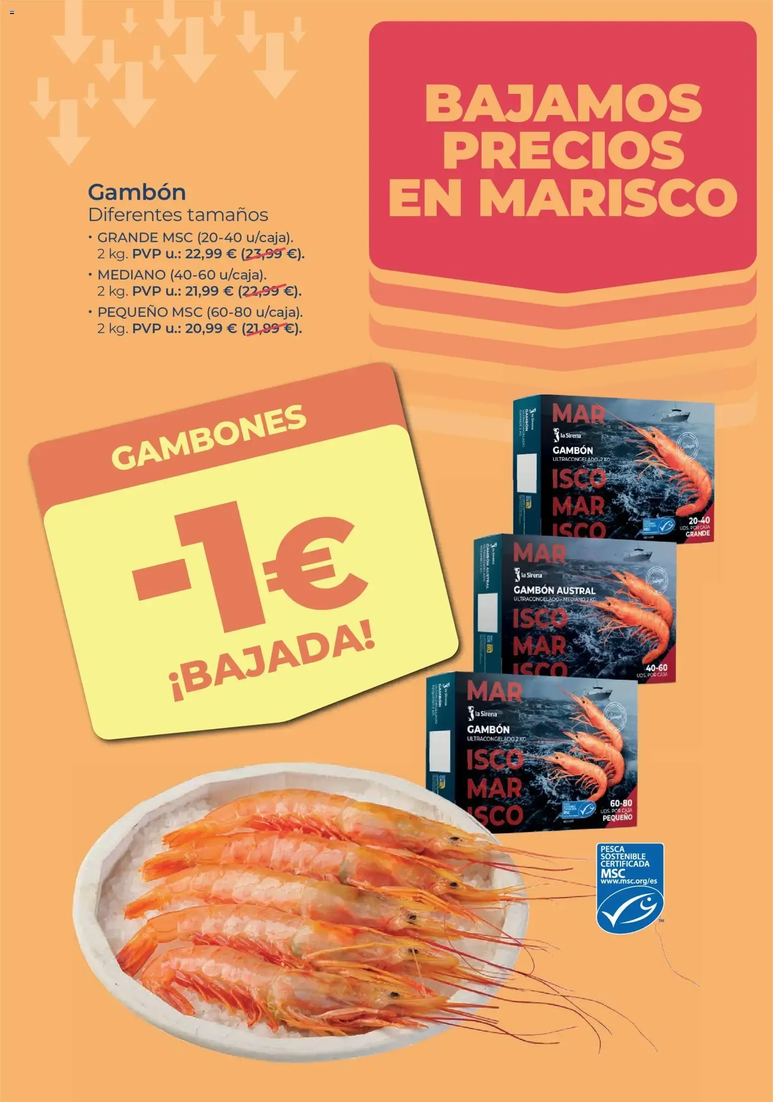 Catálogo de La Sirena Bajamos precios en marisco 8 de octubre al 28 de octubre 2026 - Página 3