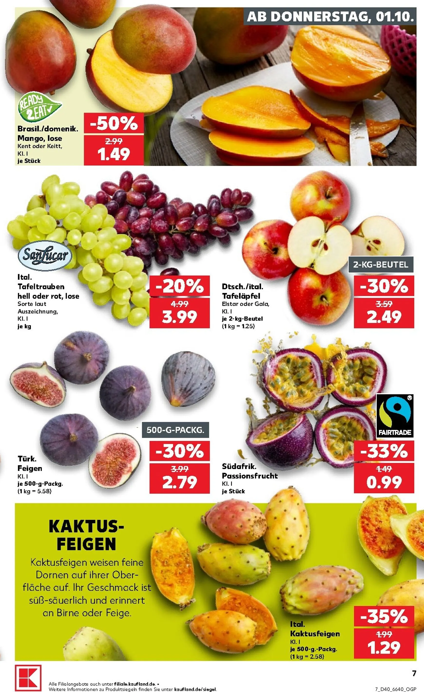 Neuer Kaufland Prospekt – von Donnerstag 01.10.2026 bis Mittwoch 07.10.2026 von 1. Oktober bis 7. Oktober 2026 - Prospekt seite 8