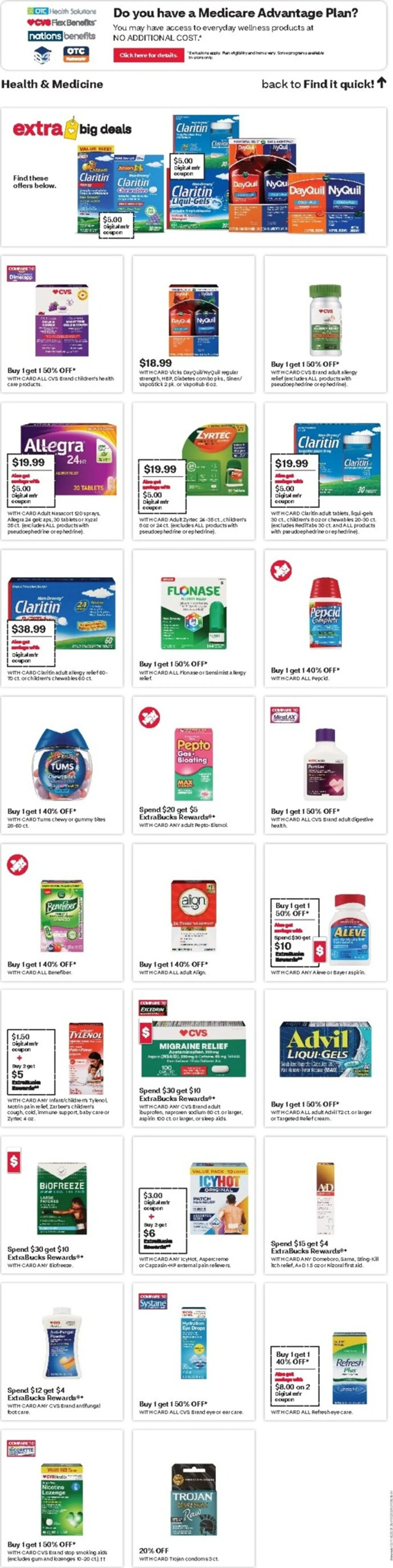 Weekly ad CVS Pharmacy: Extra Big Deals from August 9 to August 15 2026 - Page 7