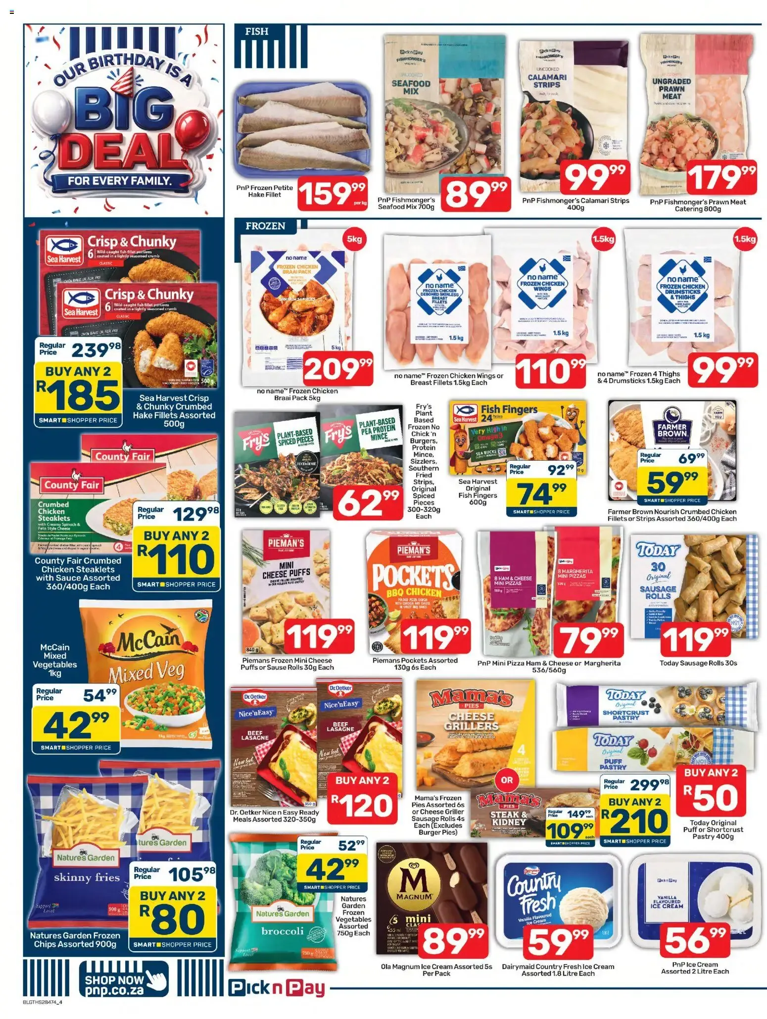 Pick n Pay Inland Provinces - Birthday Specials (24/07/2026 - 06/08/2026) Online from 24 July to 6 August 2026 - Catalogue Page 4