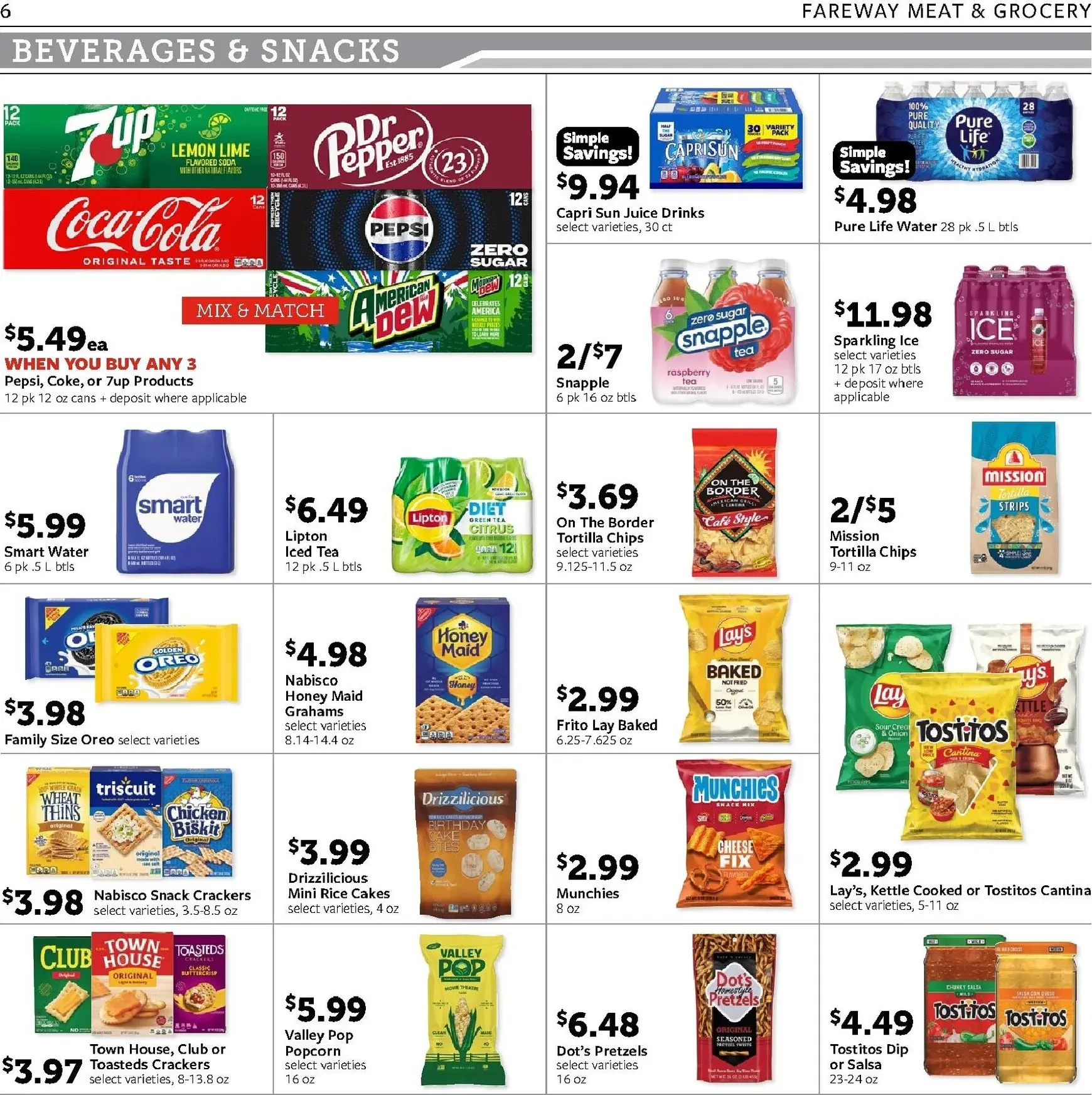 Weekly ad Current Fareway leaflet valid from Monday 06/29/2026 to Saturday 07/04/2026 from June 29 to July 4 2026 - Page 6