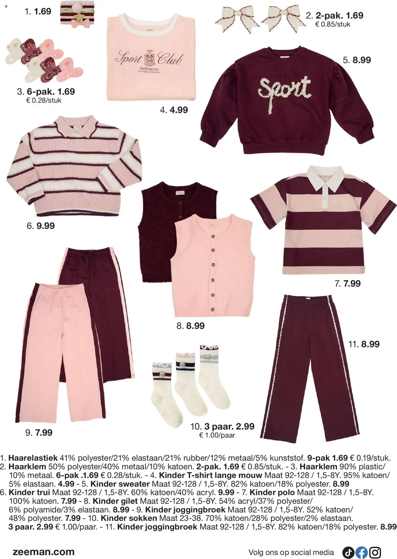 Zeeman: Zachte kleuren en sportieve outfits van 5 september tot 11 september 2026 - Folder pagina 5